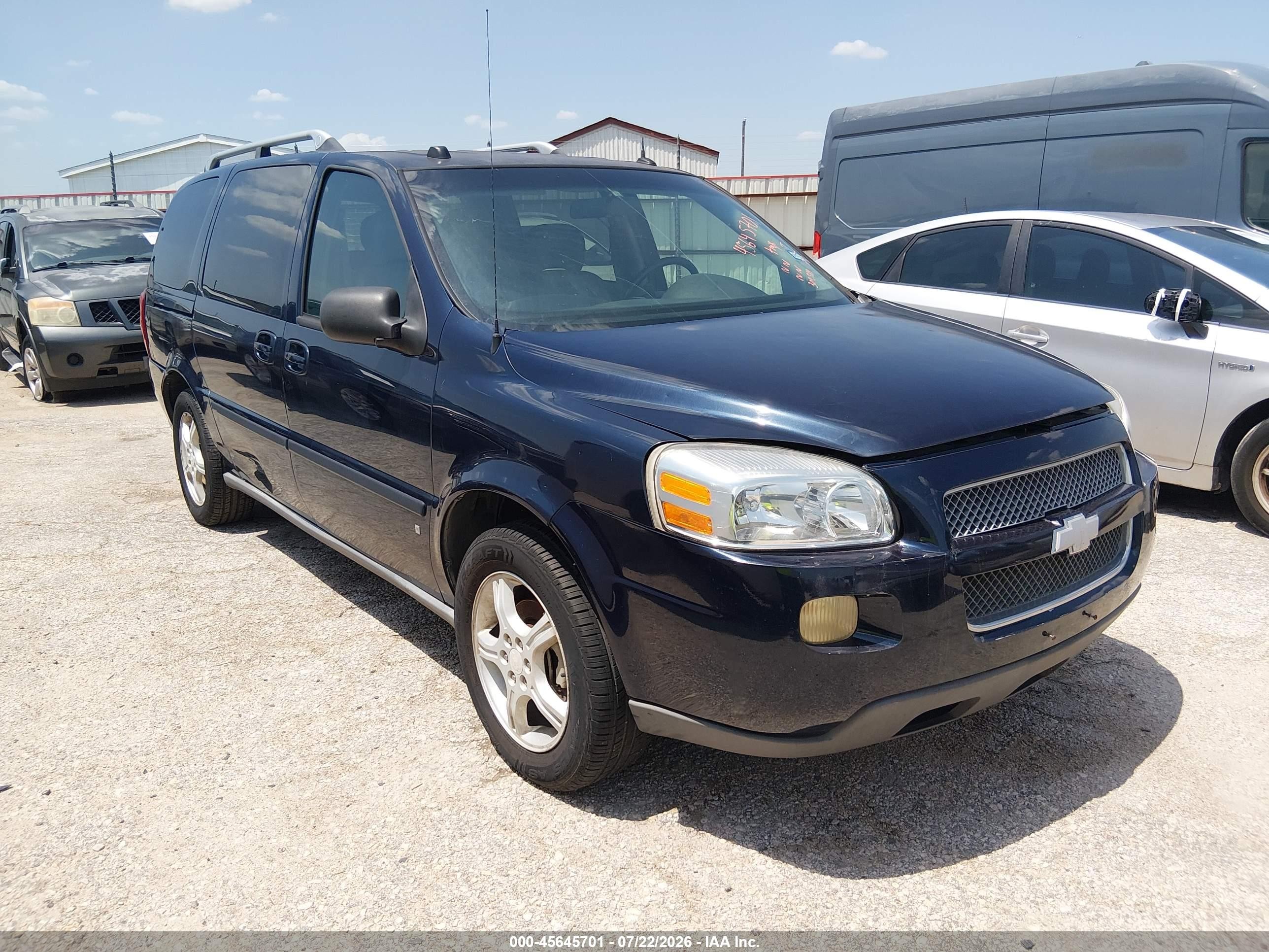 2006 Chevrolet Uplander Lt W/3lt Navy vin: 1GNDV33146D182965