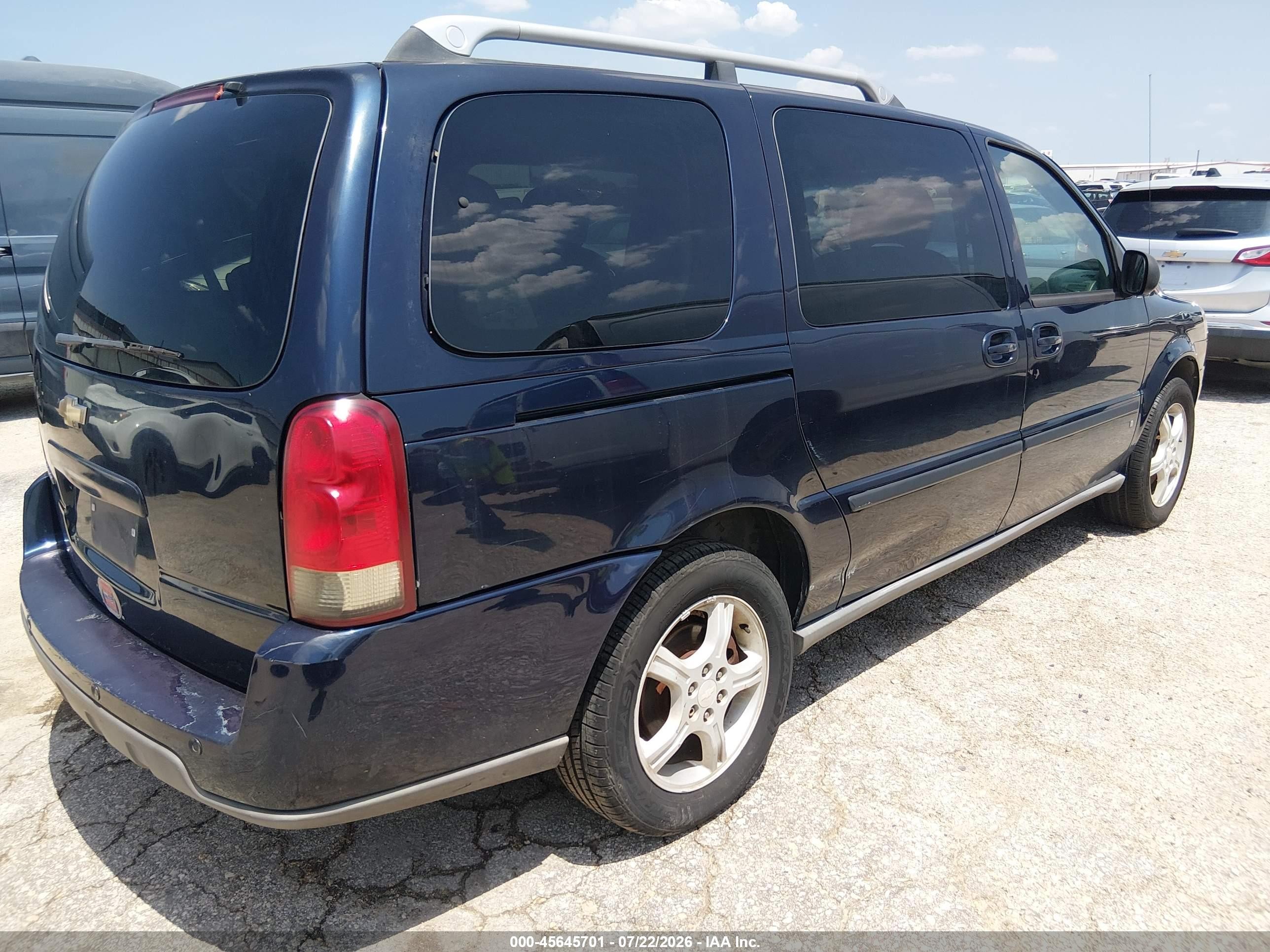 2006 Chevrolet Uplander Lt W/3lt Navy vin: 1GNDV33146D182965