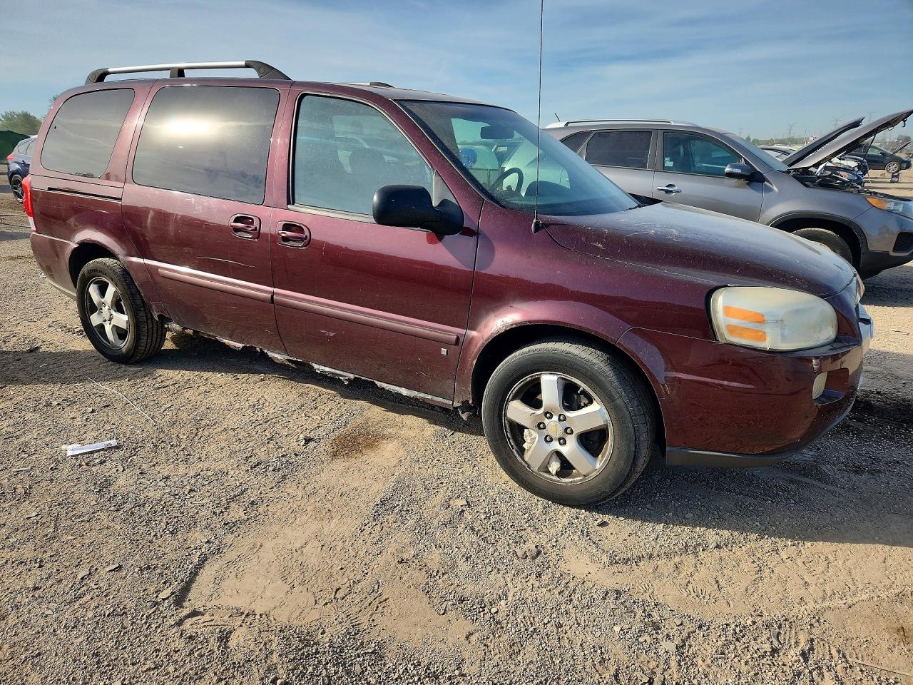 2008 Chevrolet Uplander Lt Maroon vin: 1GNDV33158D204166