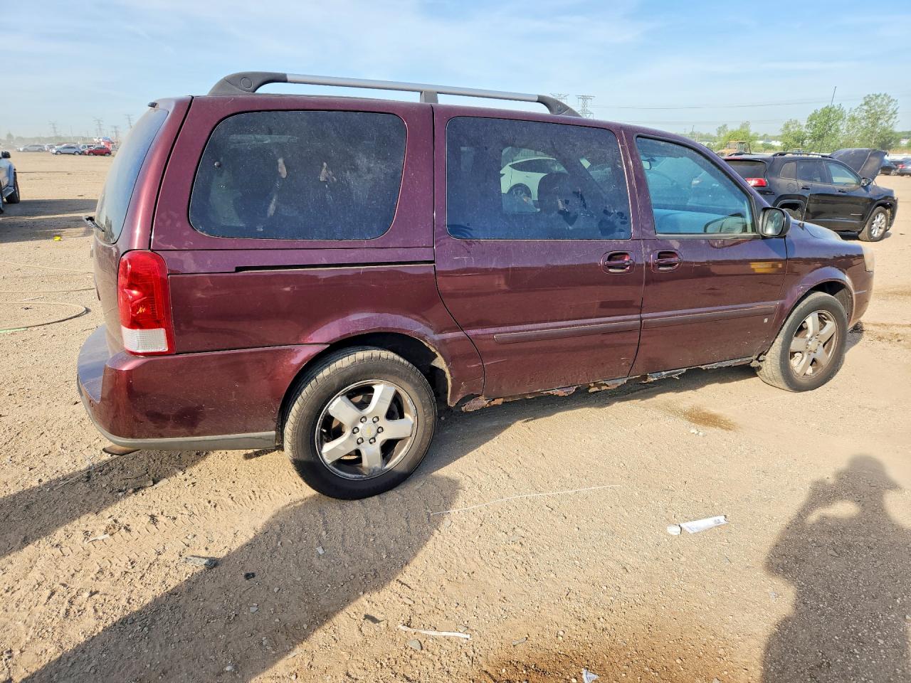 2008 Chevrolet Uplander Lt Maroon vin: 1GNDV33158D204166