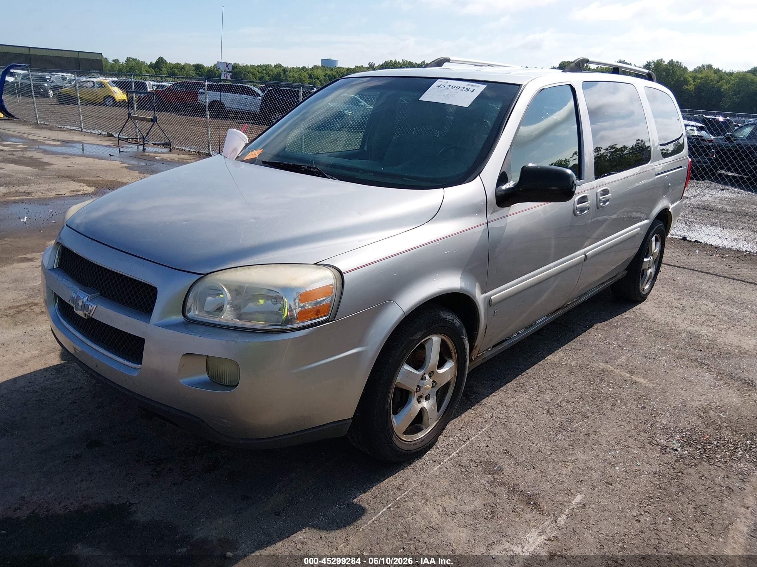 2007 Chevrolet Uplander Lt Silver vin: 1GNDV33167D129346
