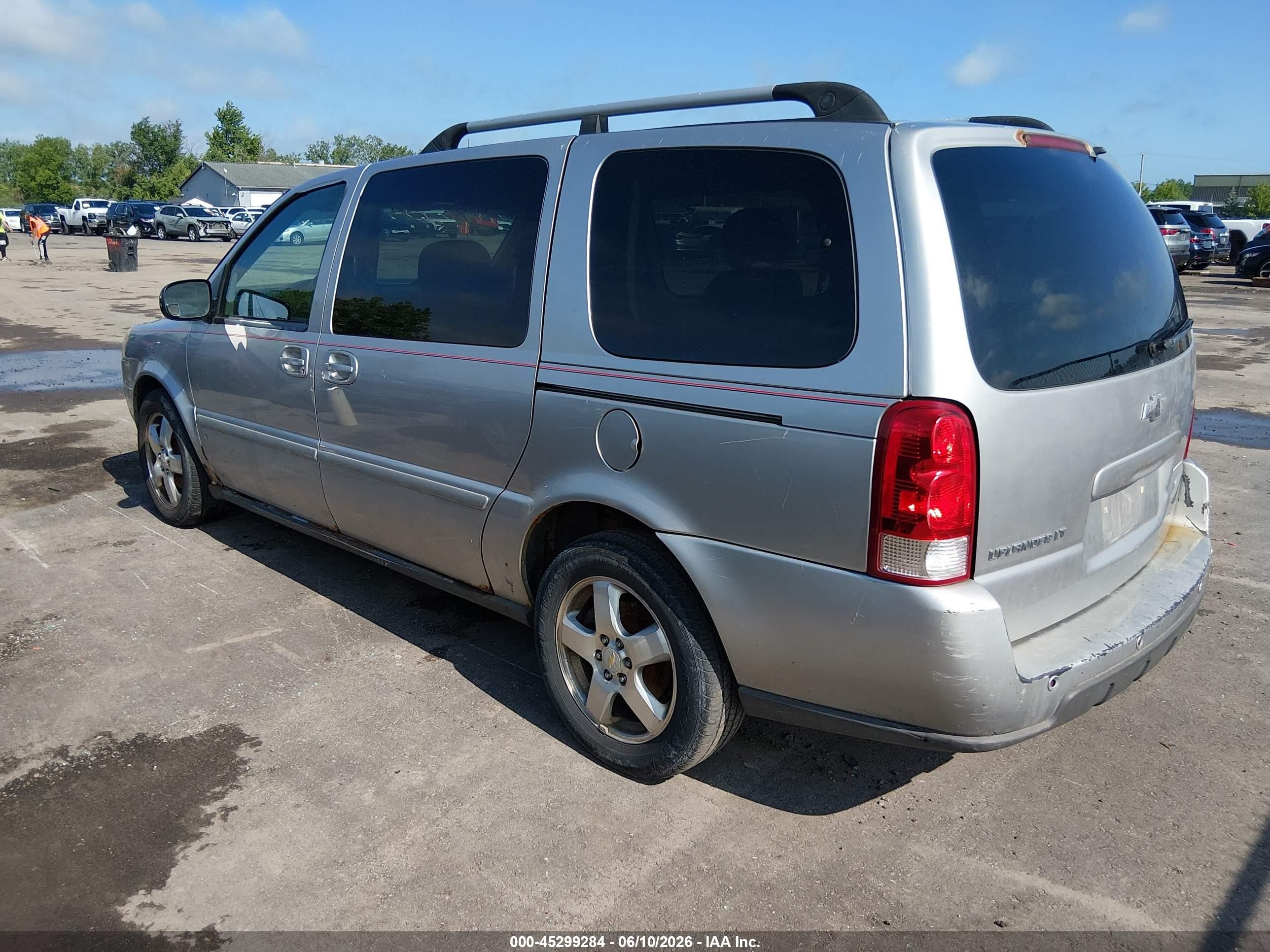 2007 Chevrolet Uplander Lt Silver vin: 1GNDV33167D129346