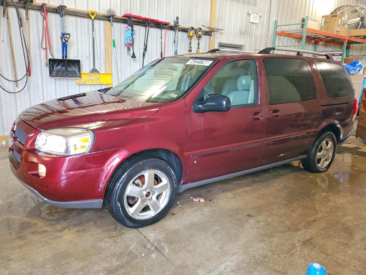 2008 Chevrolet Uplander Lt Burgundy vin: 1GNDV33188D160230