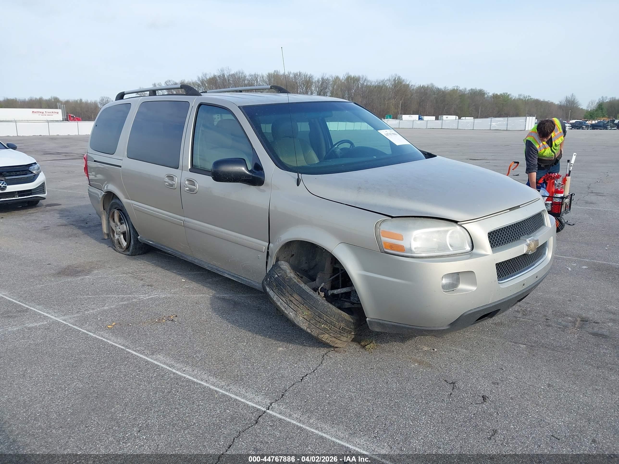 2007 Chevrolet Uplander Lt Gray vin: 1GNDV331X7D194961