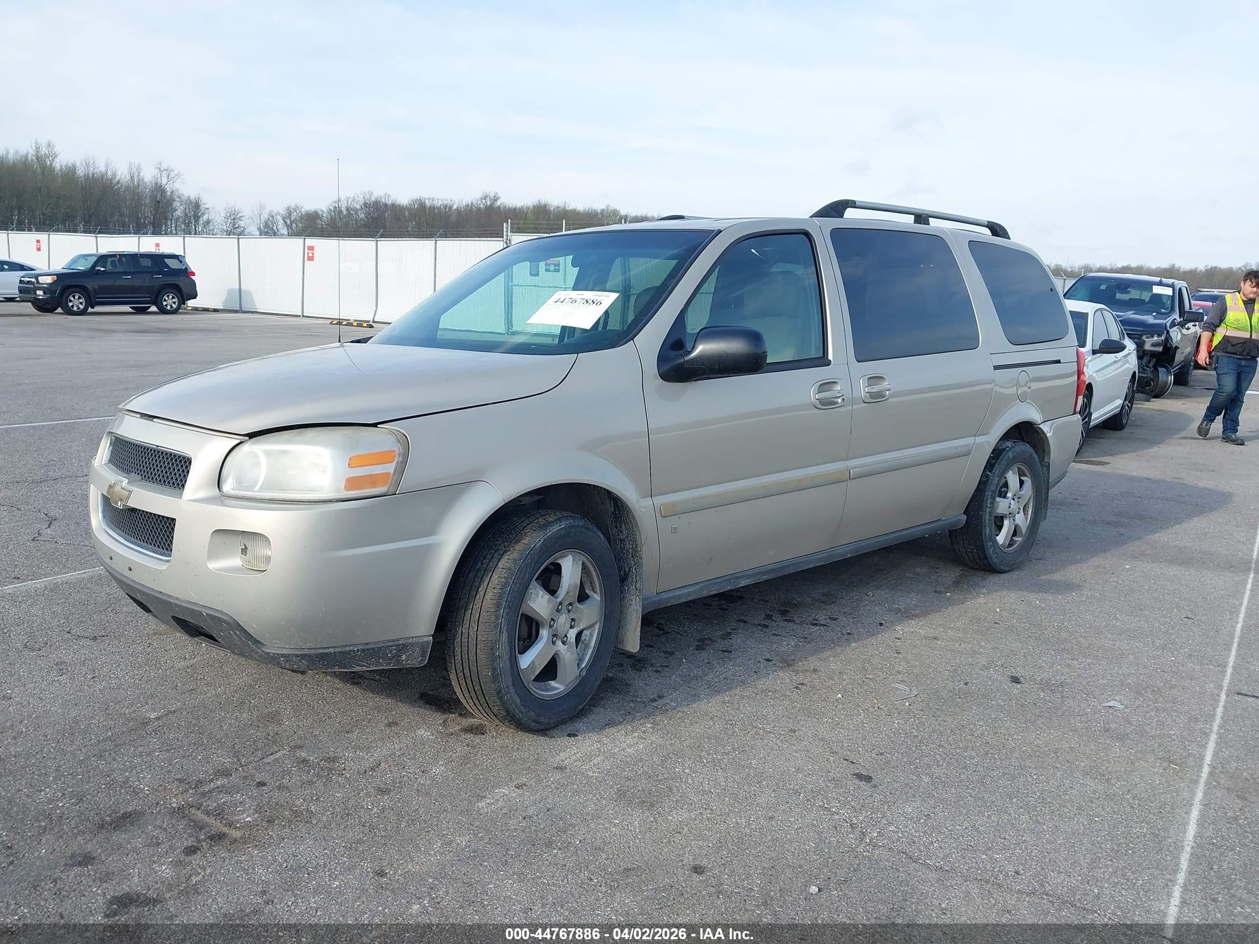 2007 Chevrolet Uplander Lt Gray vin: 1GNDV331X7D194961