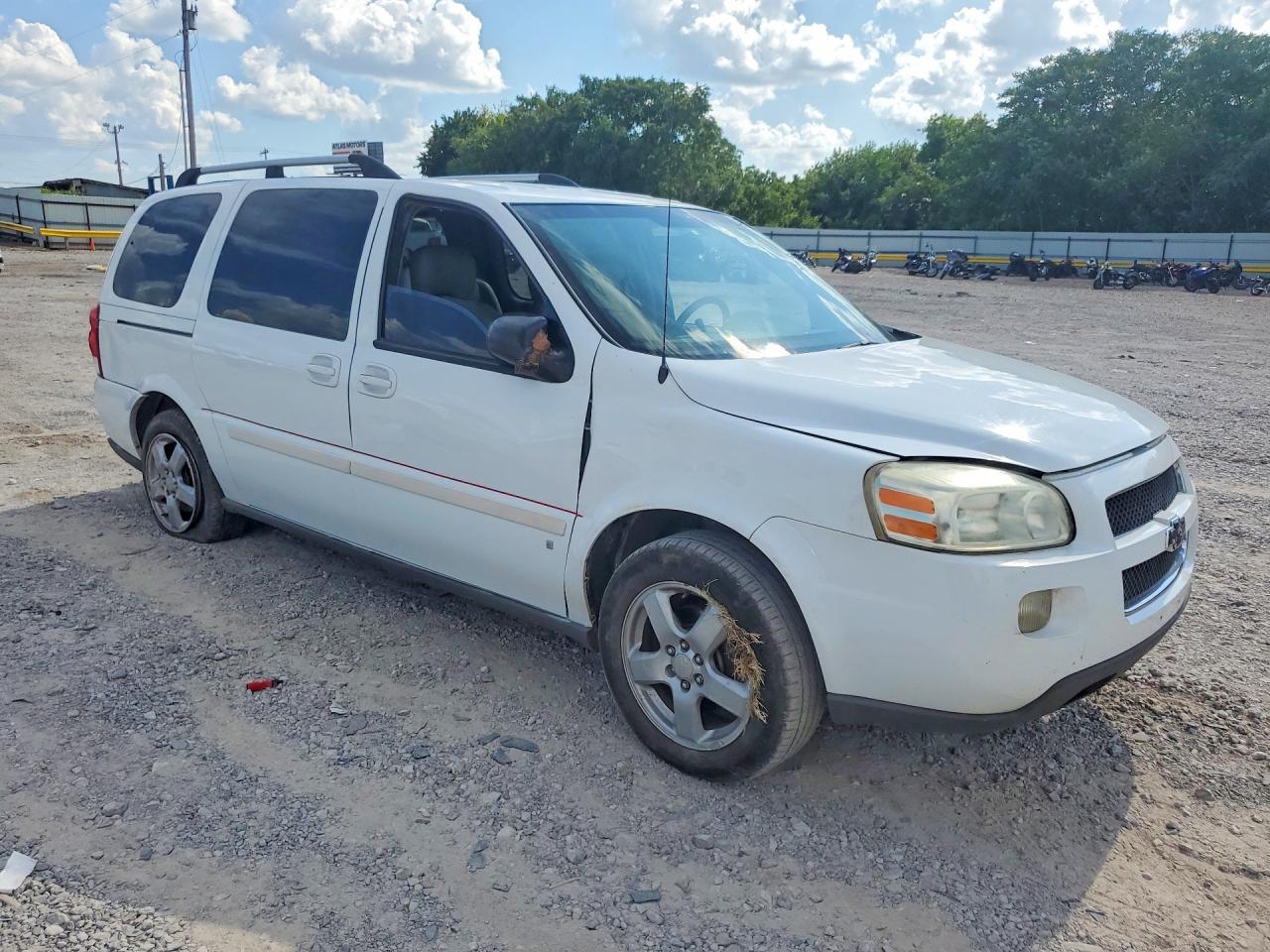 2008 Chevrolet Uplander Lt White vin: 1GNDV331X8D190989