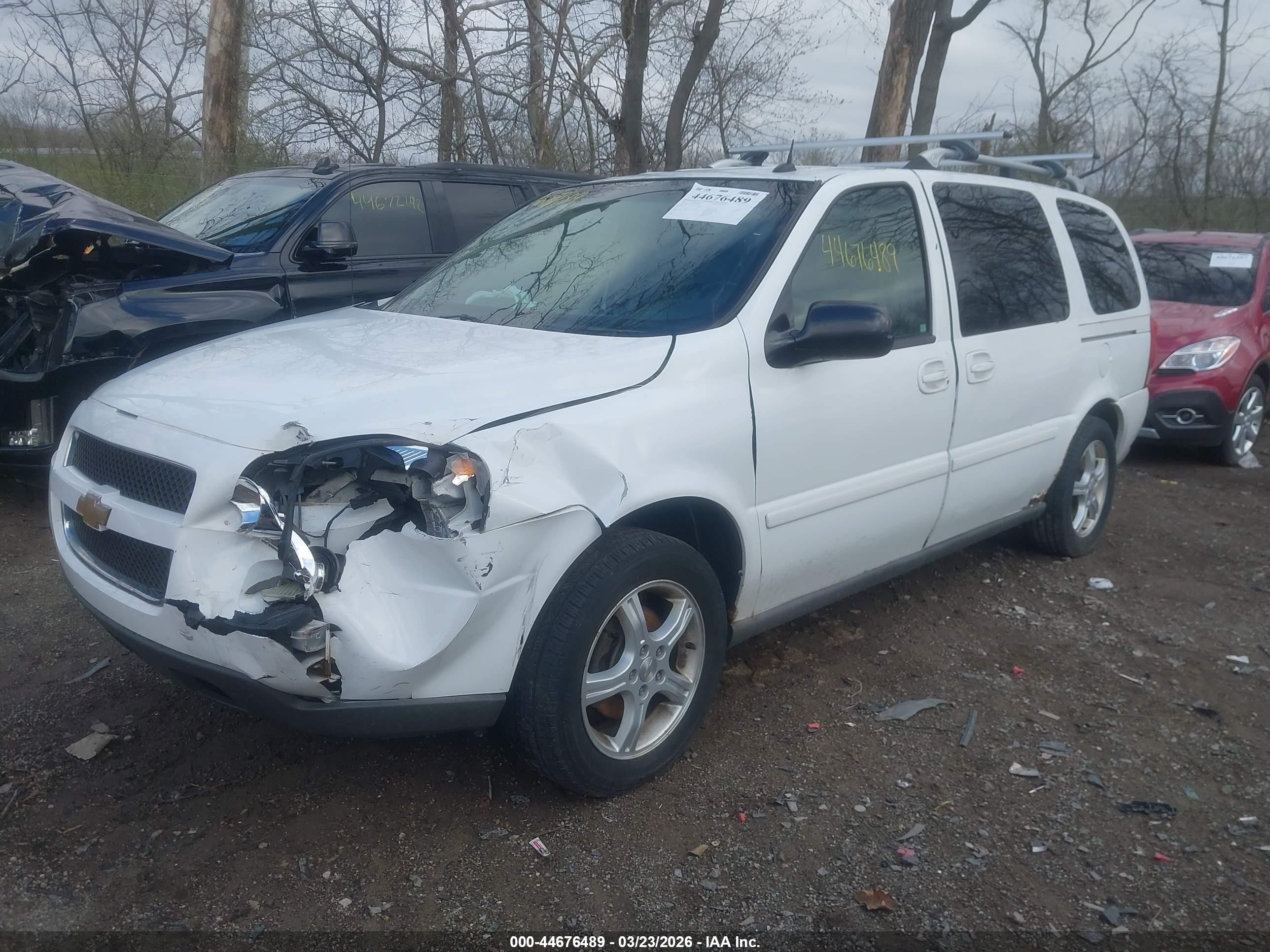 2005 Chevrolet Uplander Lt White vin: 1GNDV33L15D231832