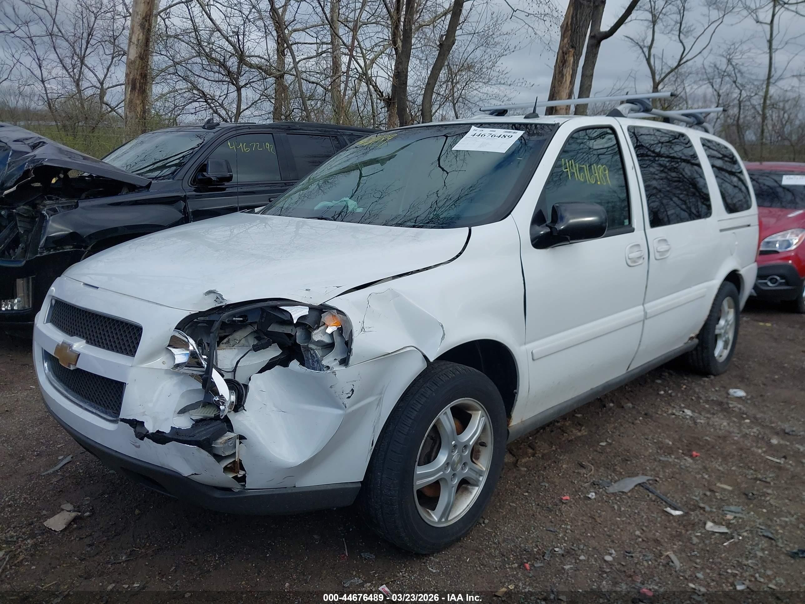 2005 Chevrolet Uplander Lt White vin: 1GNDV33L15D231832