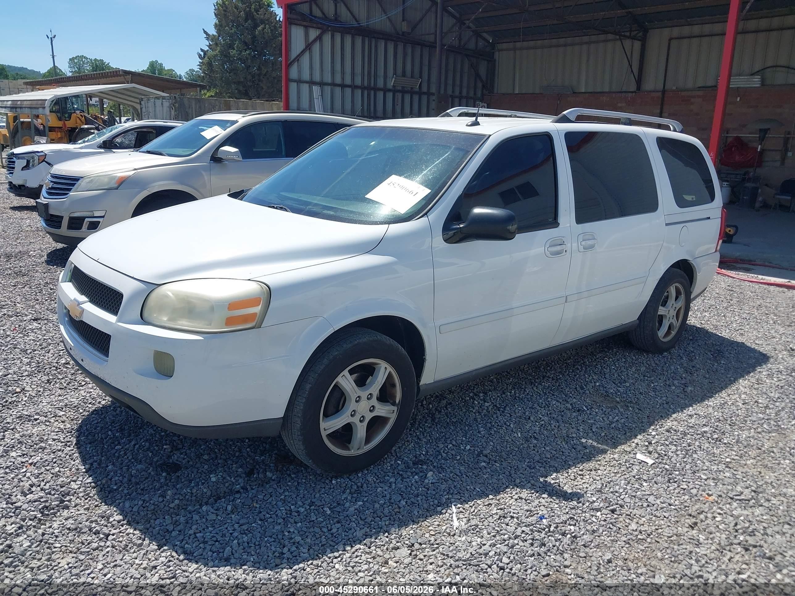 2005 Chevrolet Uplander Lt White vin: 1GNDV33L15D299984