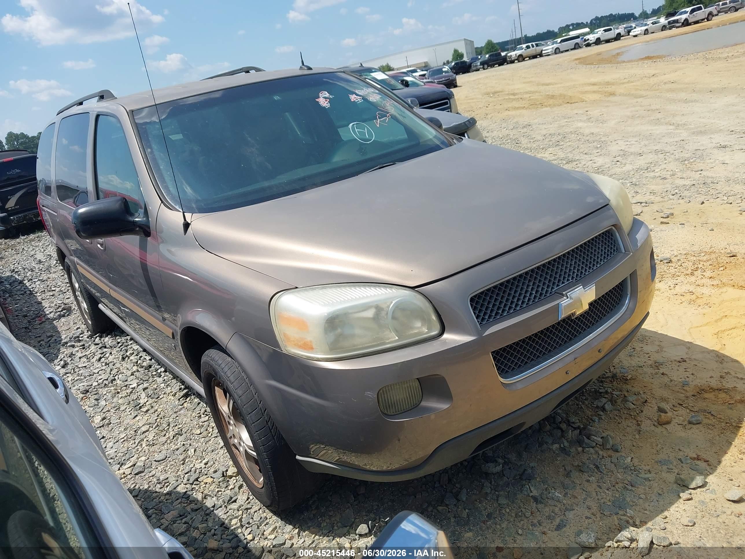 2006 Chevrolet Uplander Lt Champagne vin: 1GNDV33L26D127495
