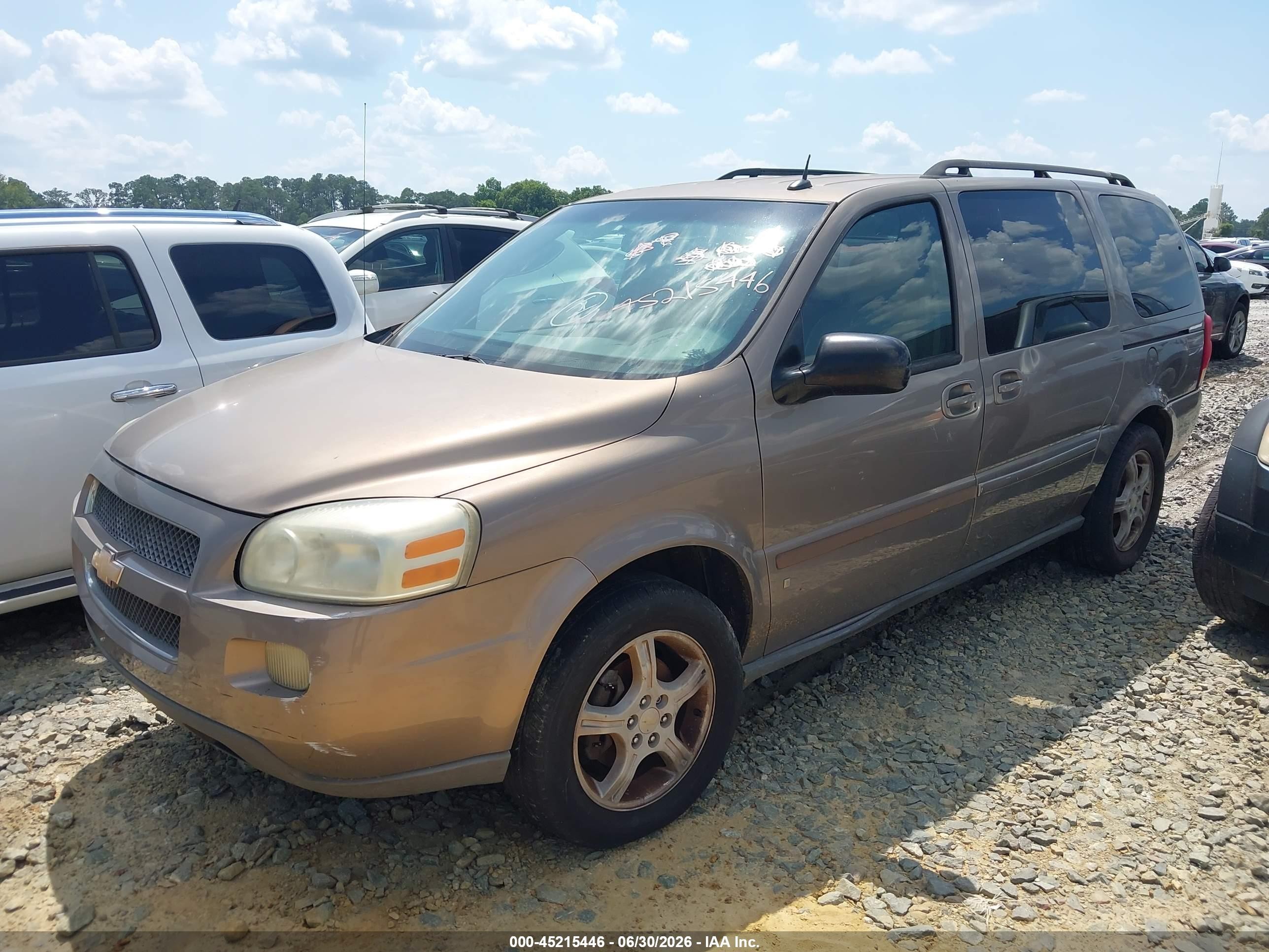 2006 Chevrolet Uplander Lt Champagne vin: 1GNDV33L26D127495