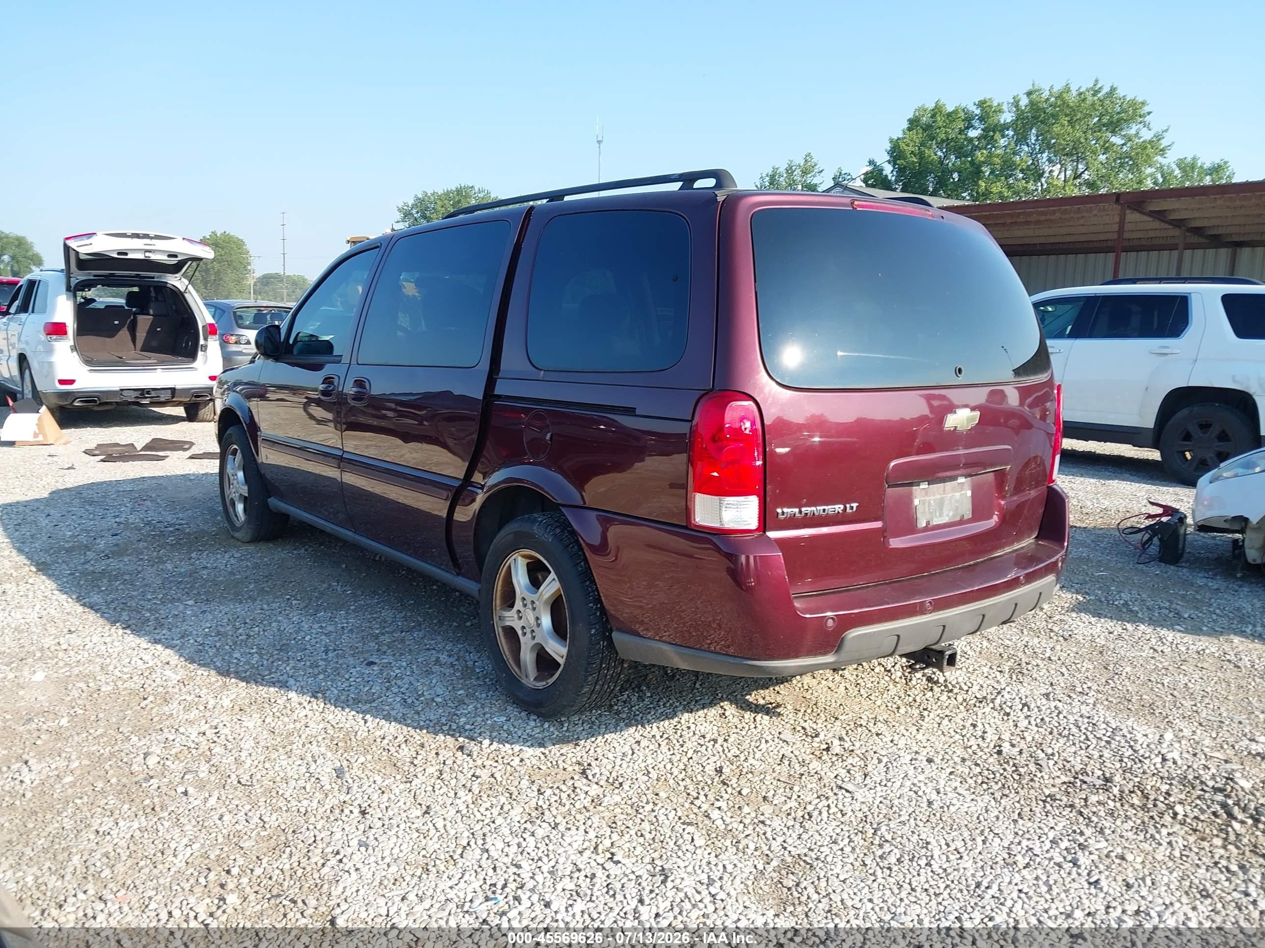 2006 Chevrolet Uplander Lt W/1lt Burgundy vin: 1GNDV33L26D197661