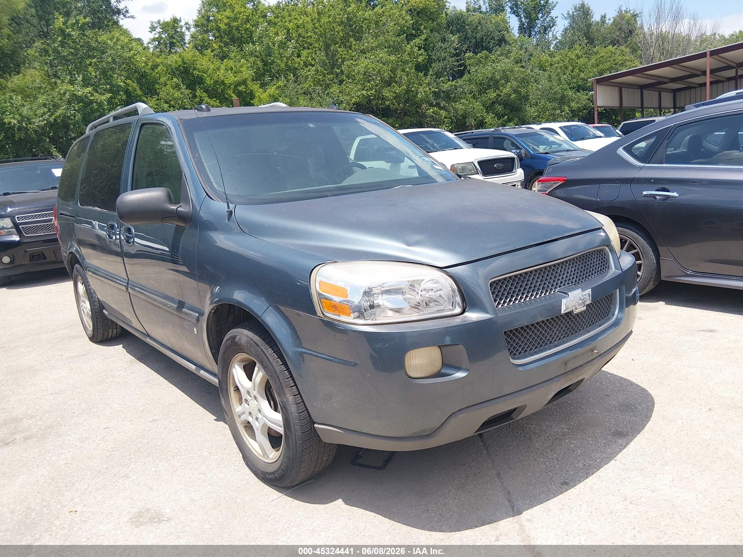 2006 Chevrolet Uplander Lt W/3lt Blue vin: 1GNDV33L56D151726