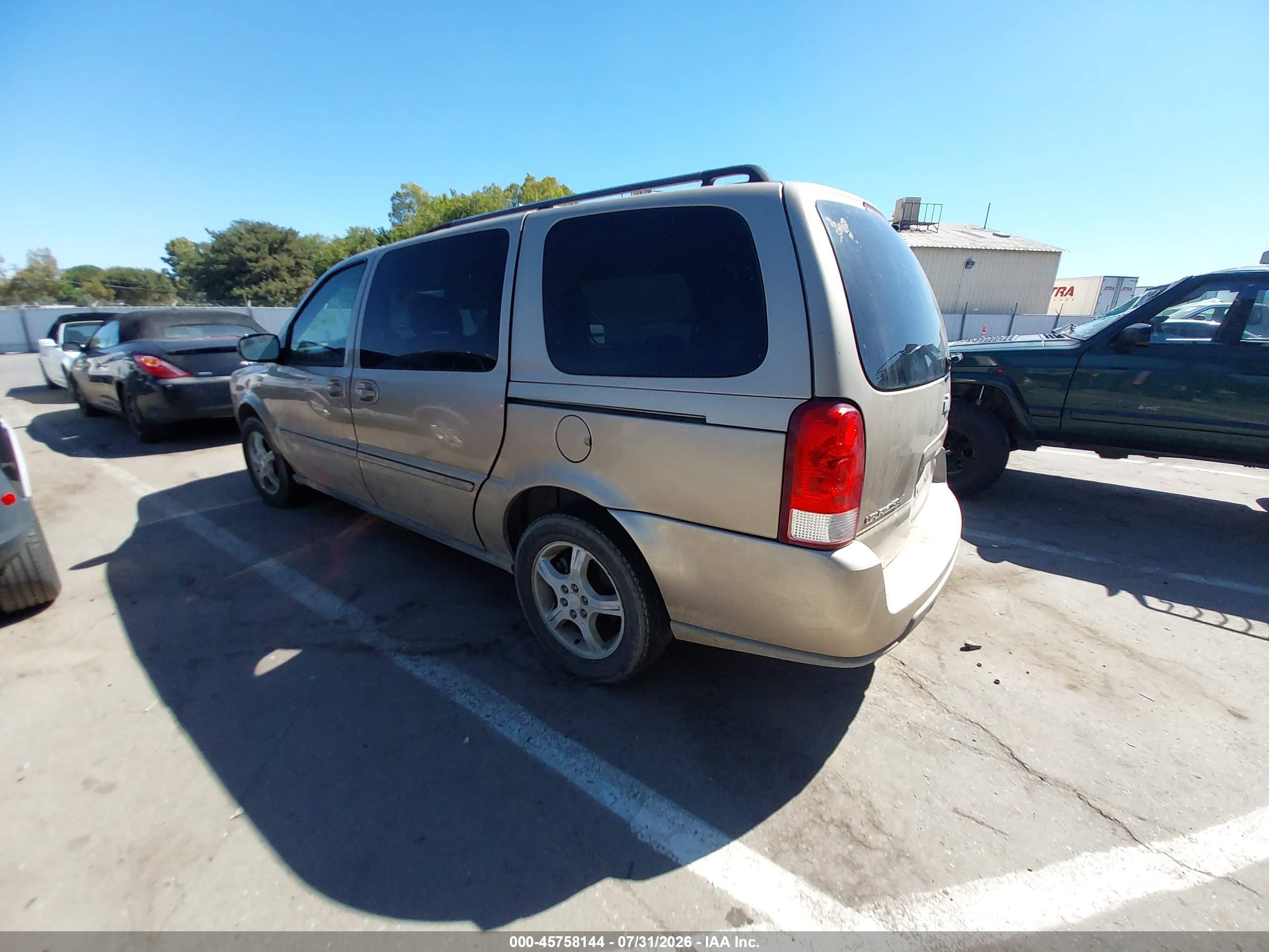 2006 Chevrolet Uplander Lt W/1lt Бежевый vin: 1GNDV33L76D181679