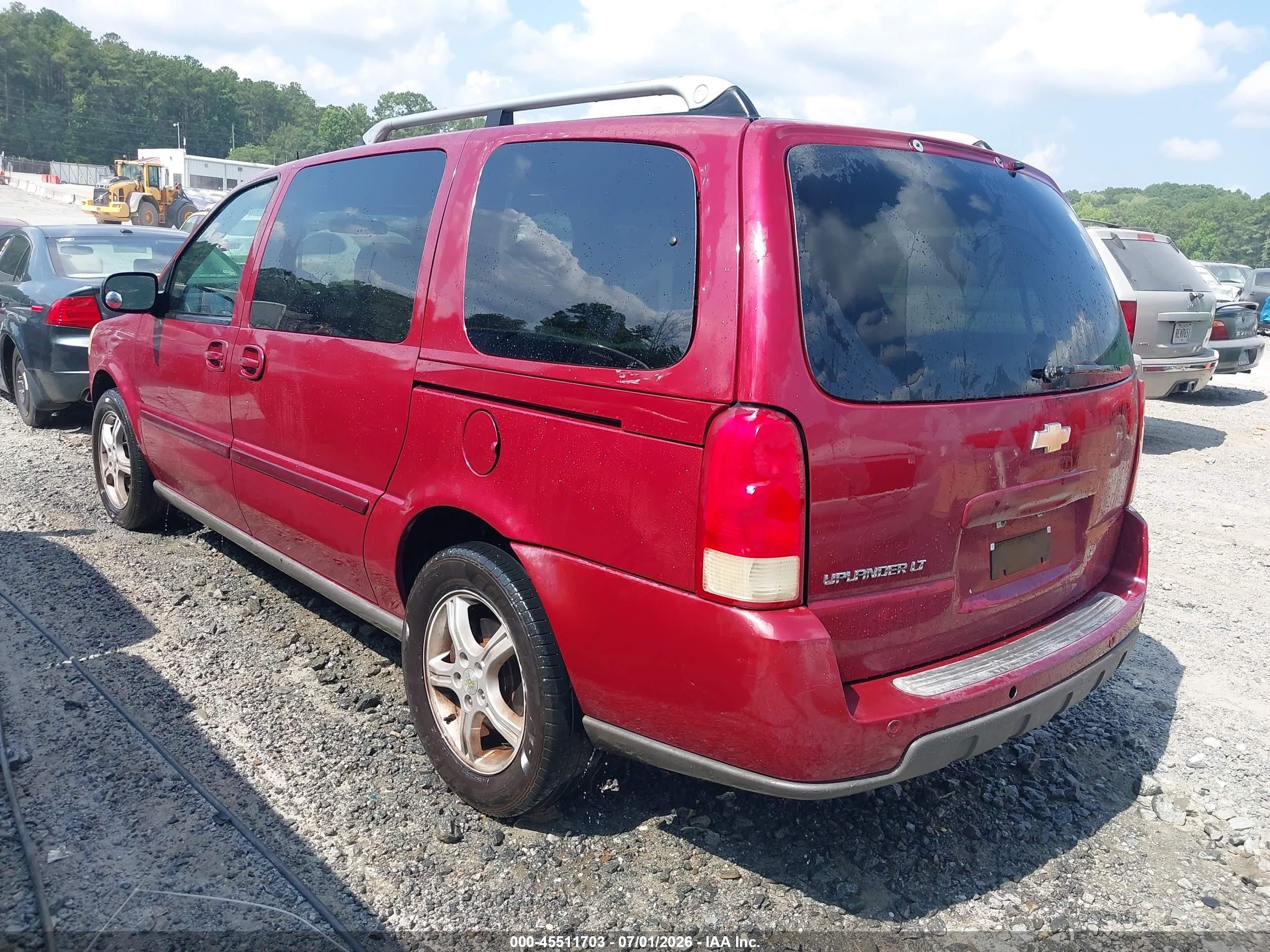 2005 Chevrolet Uplander Lt Burgundy vin: 1GNDV33L85D260809