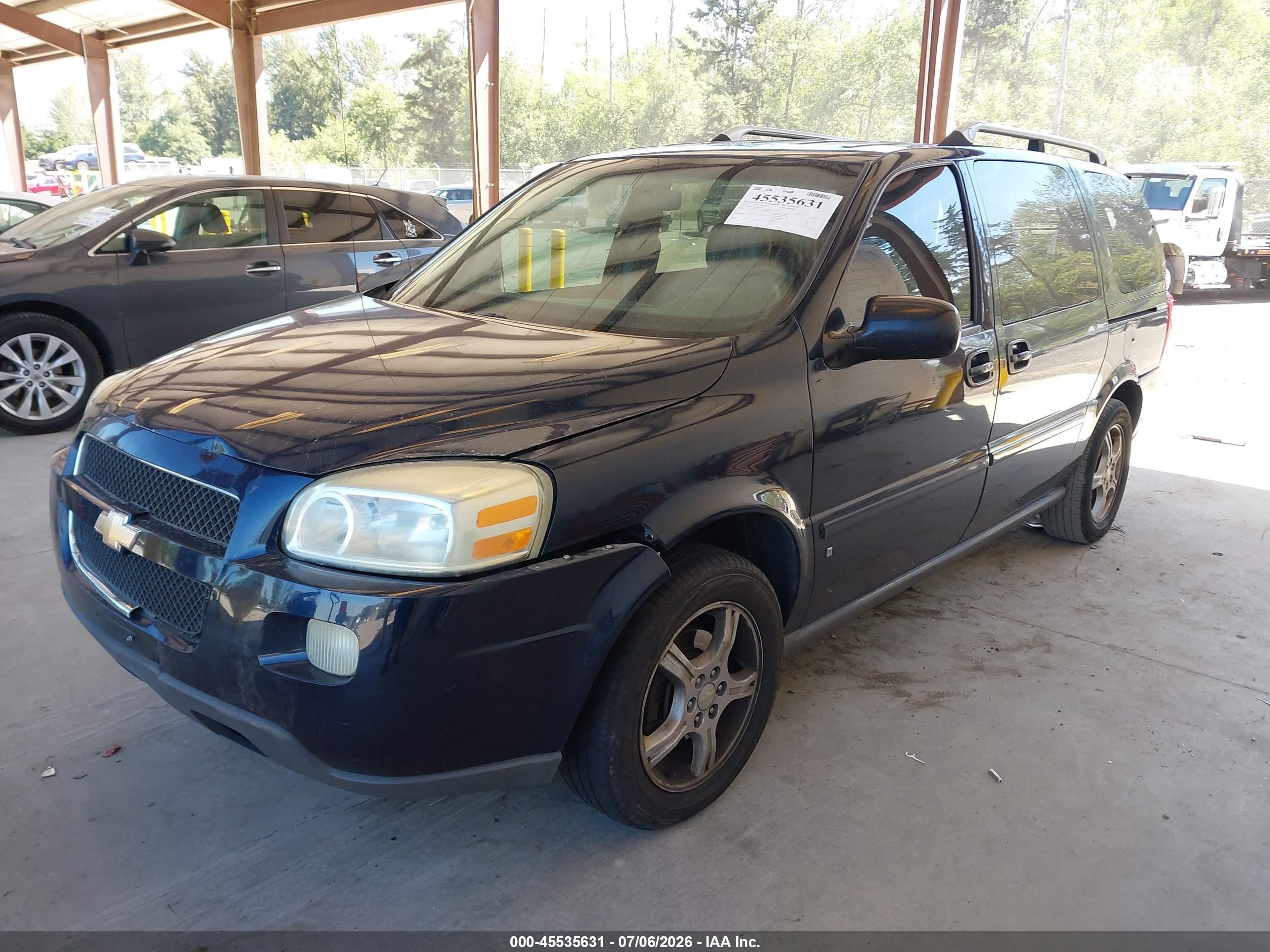 2006 Chevrolet Uplander Lt W/2lt Blue vin: 1GNDV33L86D111639