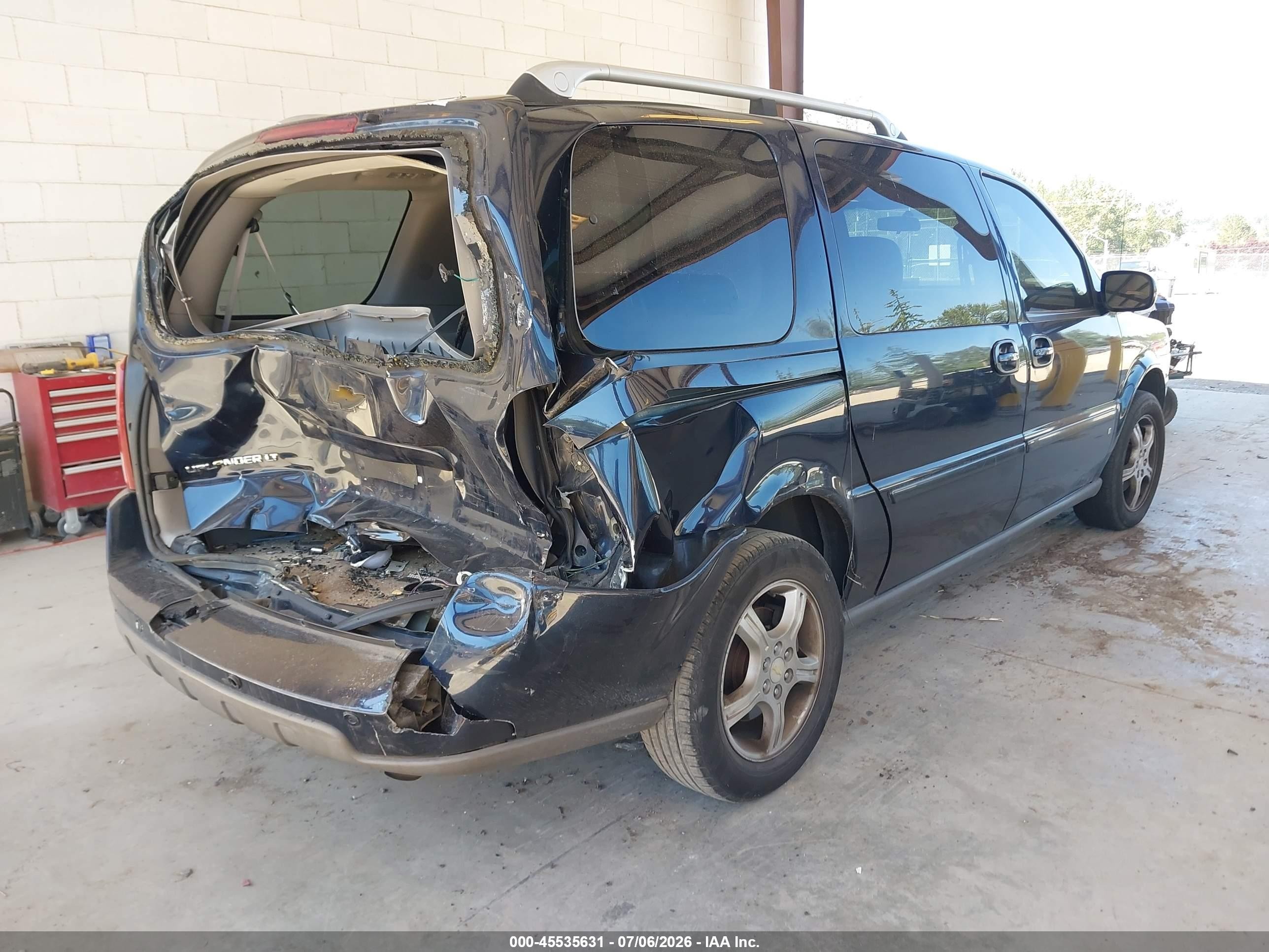 2006 Chevrolet Uplander Lt W/2lt Blue vin: 1GNDV33L86D111639