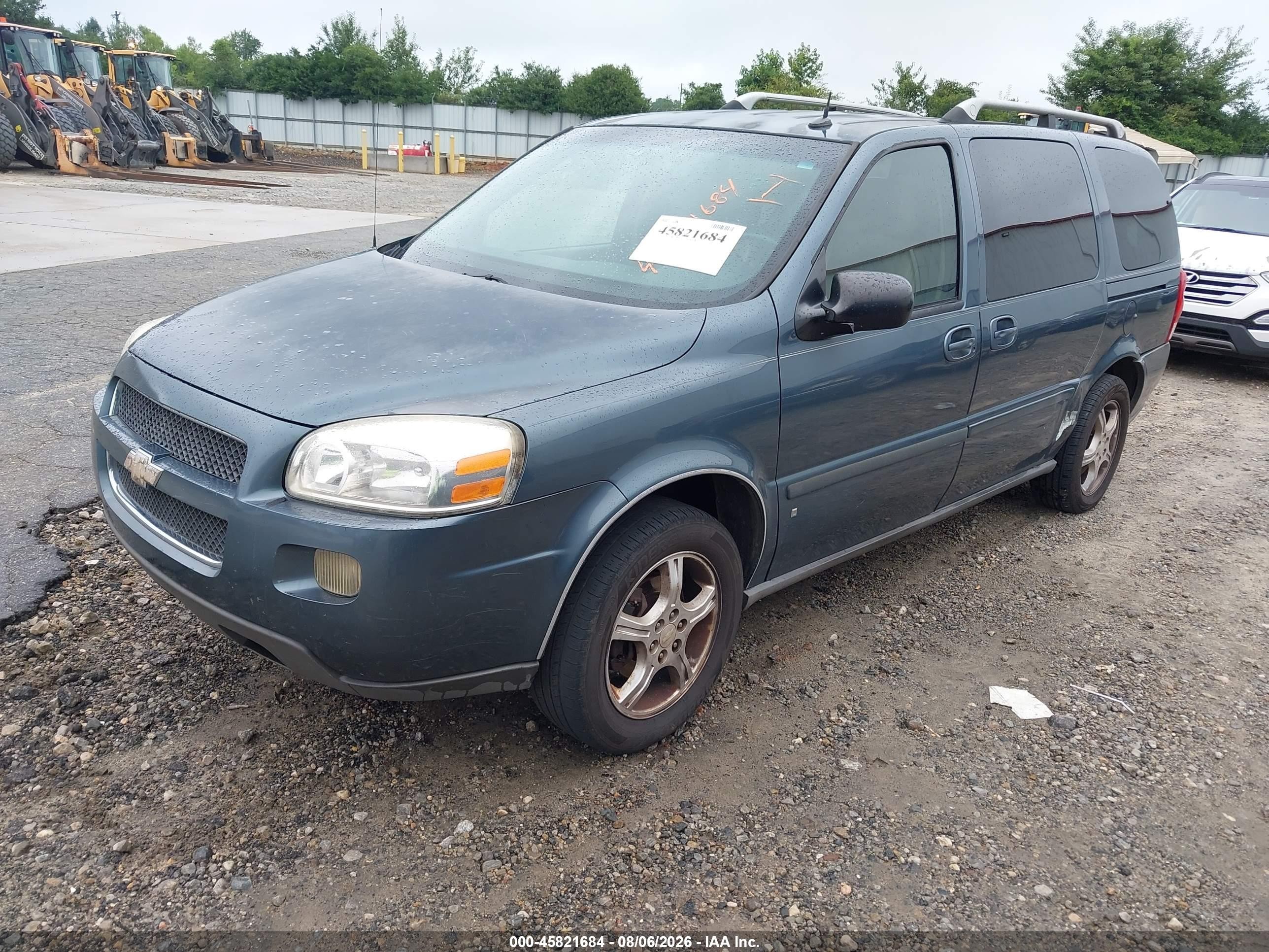 2006 Chevrolet Uplander Lt W/2lt Blue vin: 1GNDV33L86D221283