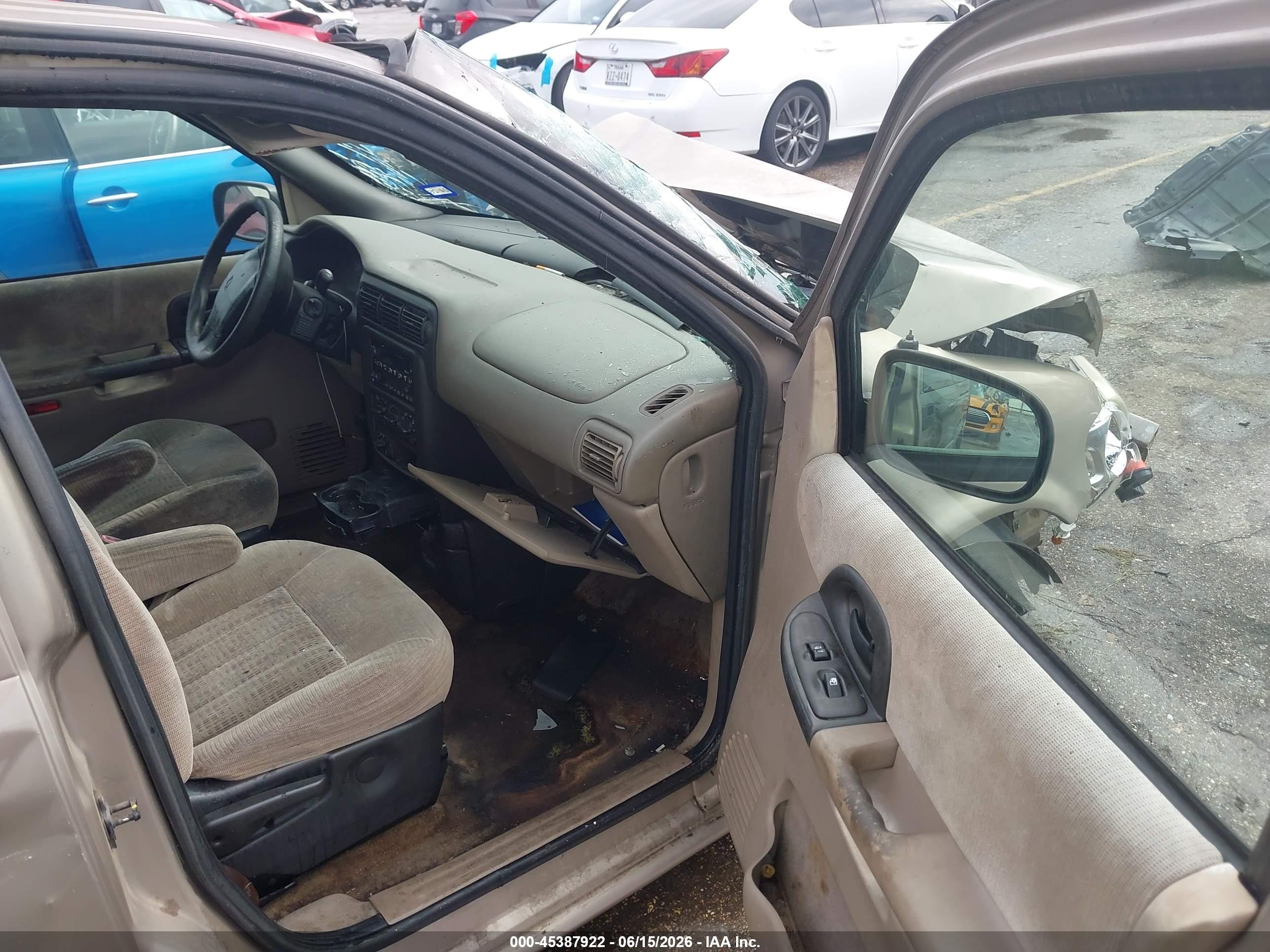 2002 Chevrolet Venture Ls 1sc Pkg Tan vin: 1GNDX03E02D296418