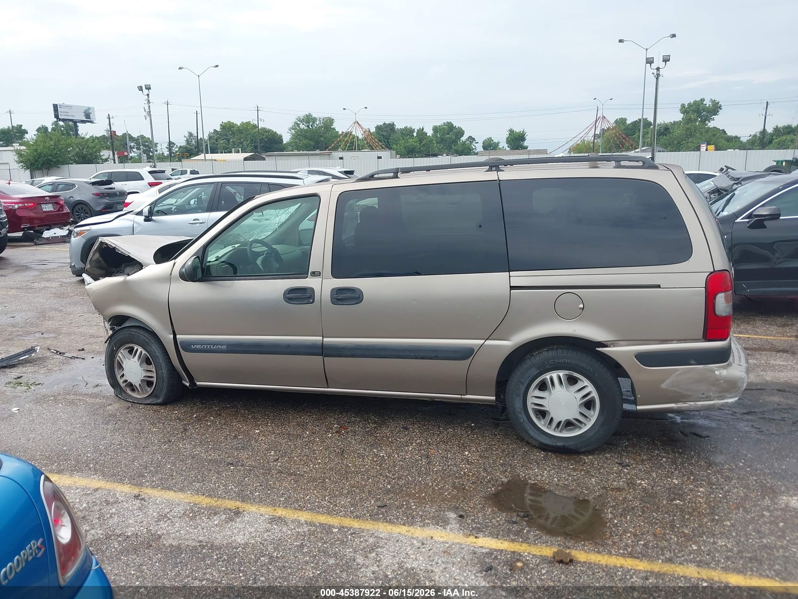 2002 Chevrolet Venture Ls 1sc Pkg Tan vin: 1GNDX03E02D296418