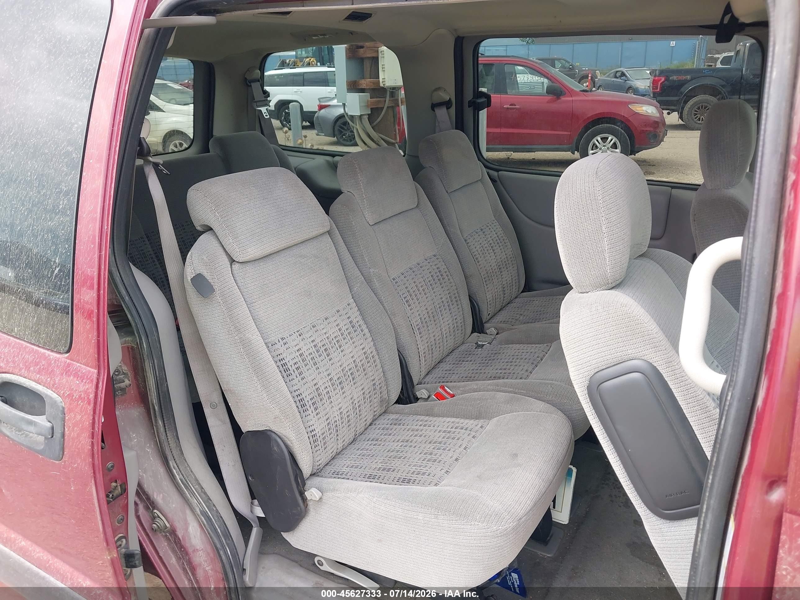 2004 Chevrolet Venture Ls Red vin: 1GNDX03E04D148434