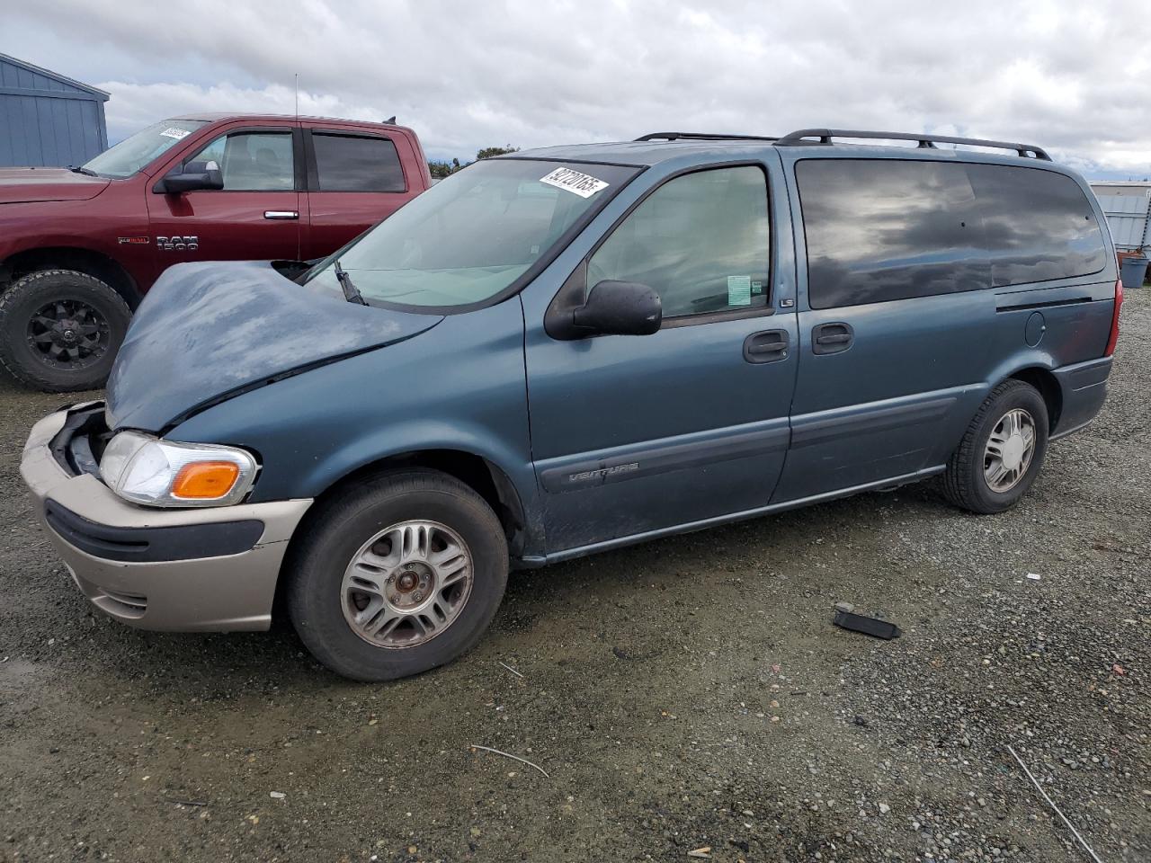 2004 Chevrolet Venture Blue vin: 1GNDX03E04D200287