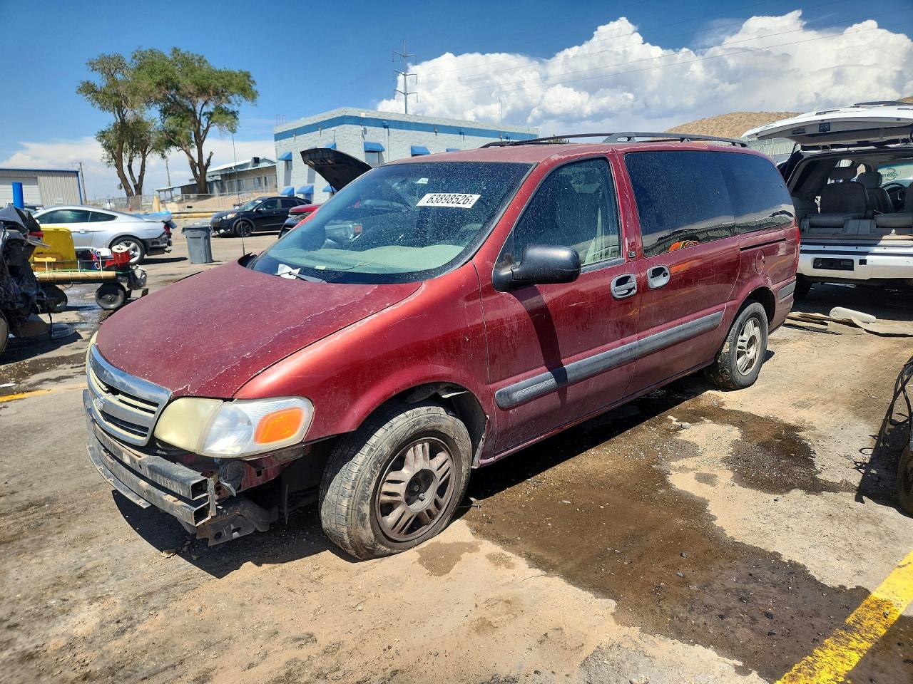 2003 Chevrolet Venture Burgundy vin: 1GNDX03E13D113030