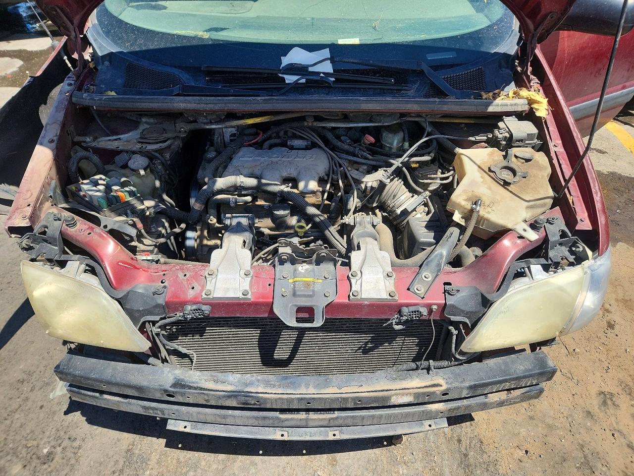 2003 Chevrolet Venture Burgundy vin: 1GNDX03E13D113030