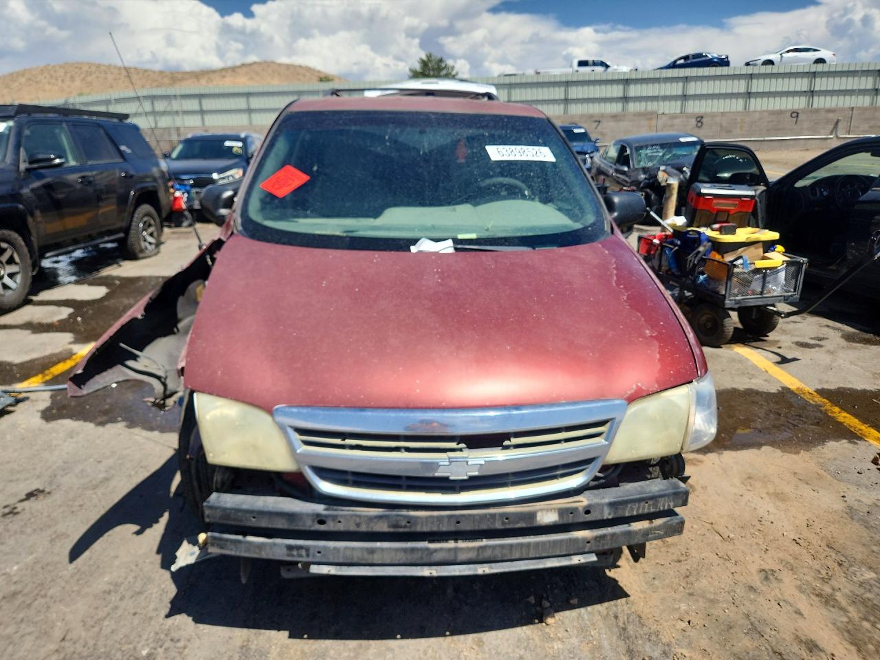 2003 Chevrolet Venture Burgundy vin: 1GNDX03E13D113030