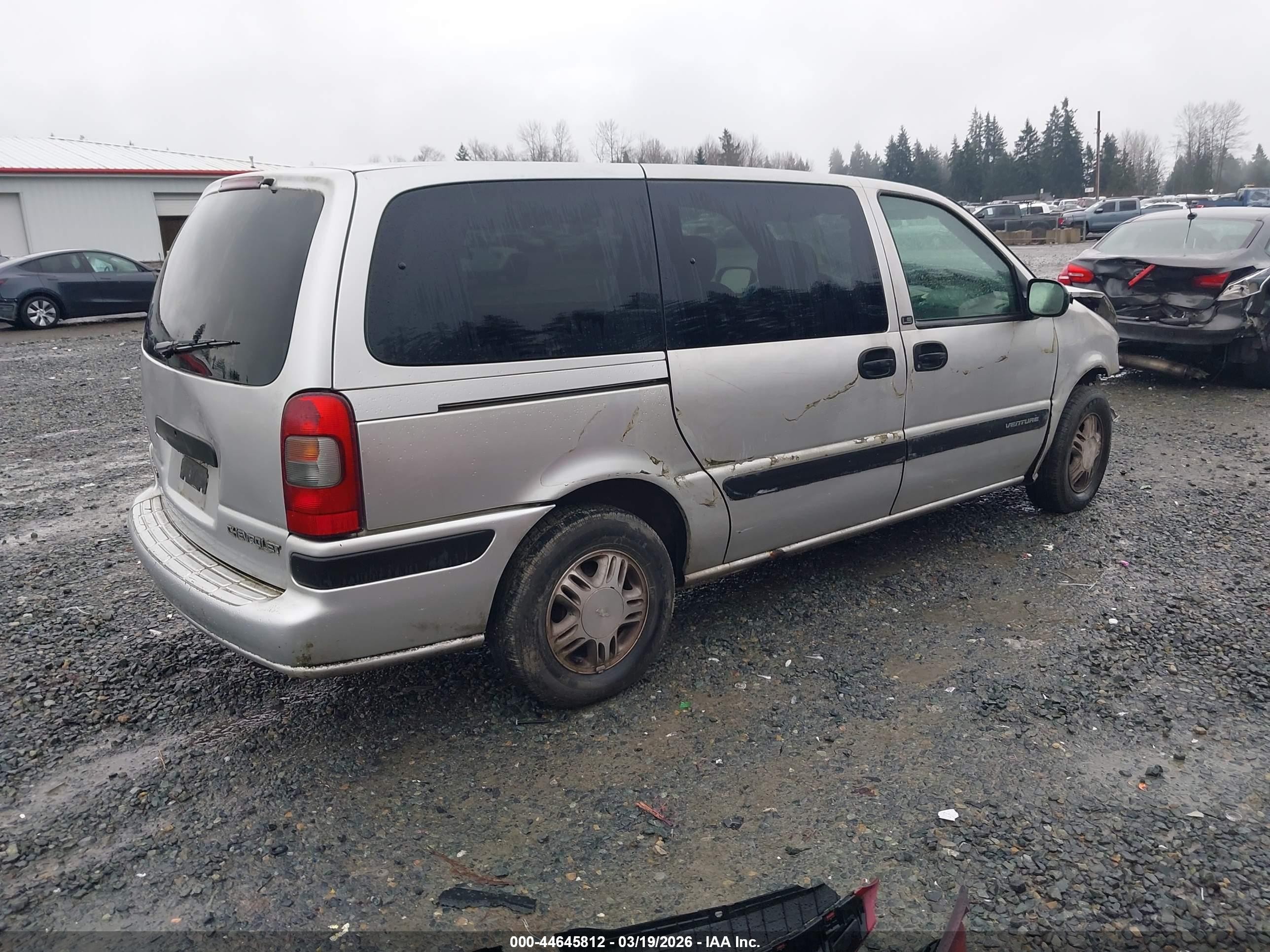 2003 Chevrolet Venture Ls Silver vin: 1GNDX03E13D194711