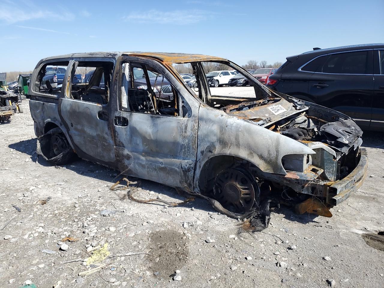 2004 Chevrolet Venture Пожар vin: 1GNDX03E14D115703
