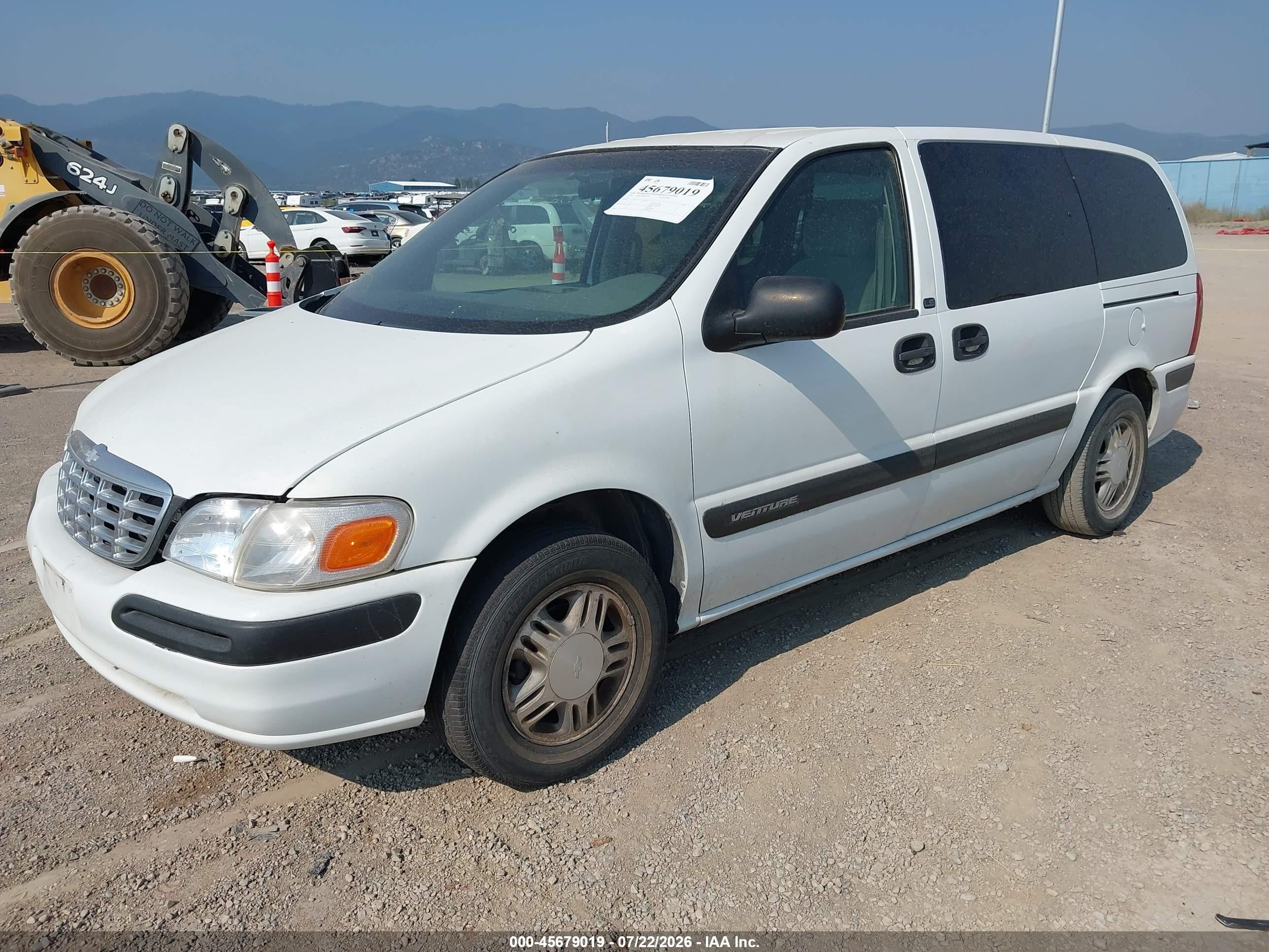 2000 Chevrolet Venture Ls White vin: 1GNDX03E1YD365237