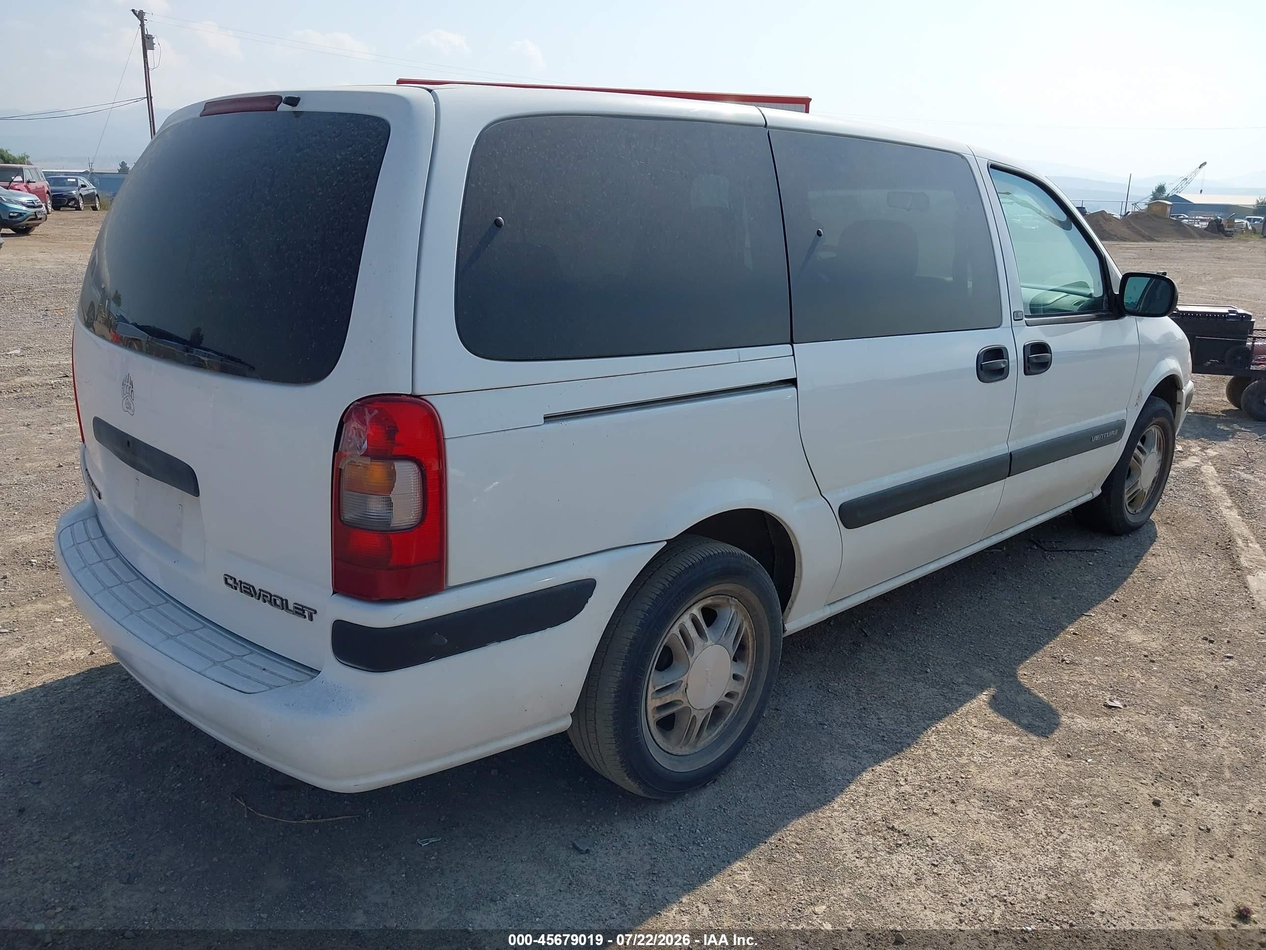 2000 Chevrolet Venture Ls White vin: 1GNDX03E1YD365237
