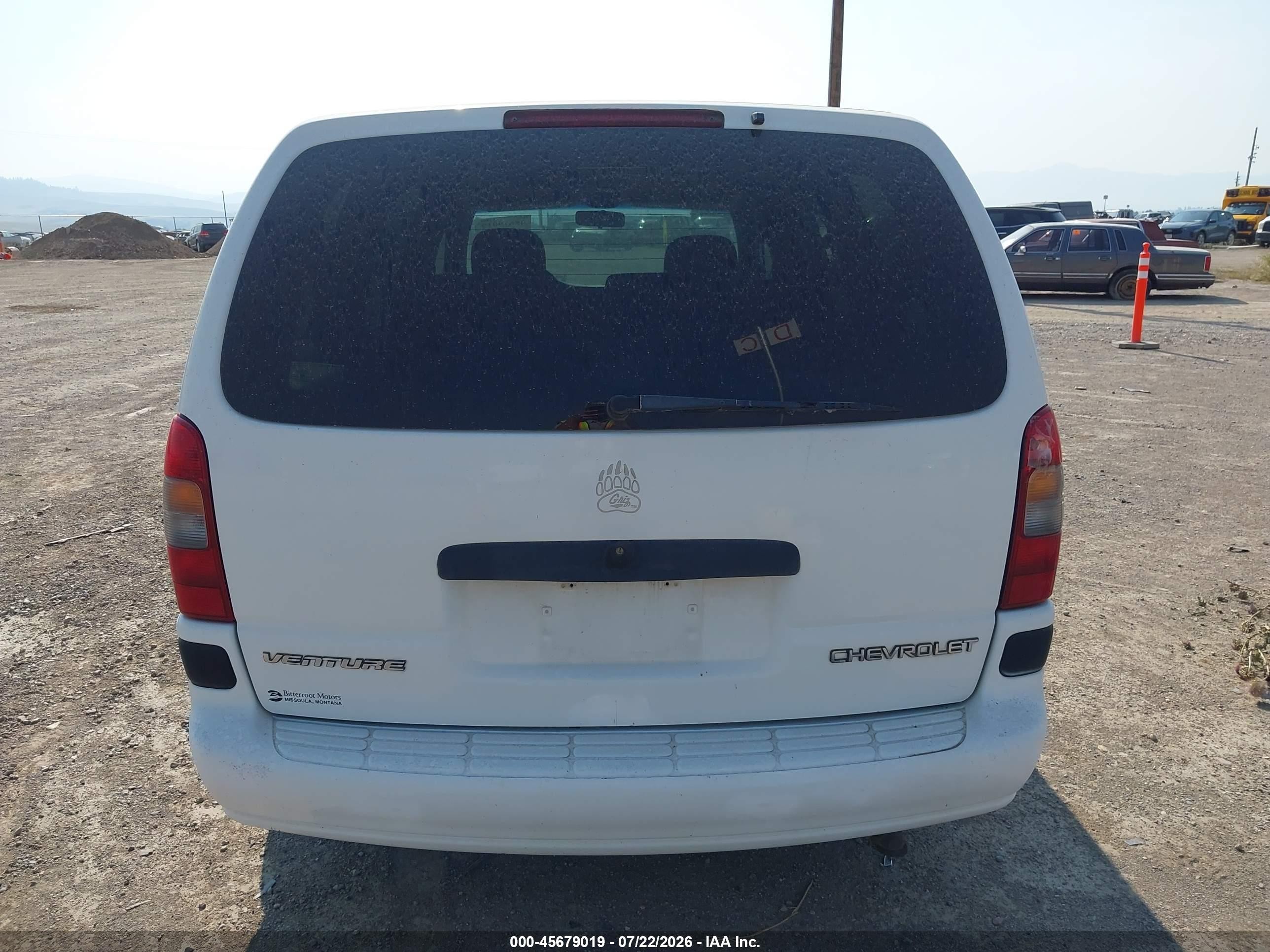 2000 Chevrolet Venture Ls White vin: 1GNDX03E1YD365237