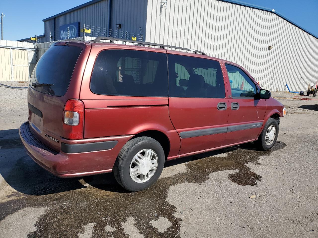 2002 Chevrolet Venture Burgundy vin: 1GNDX03E22D153549