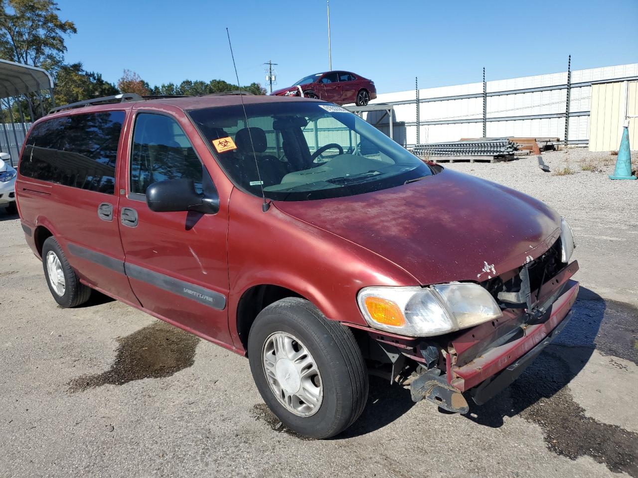 2002 Chevrolet Venture Burgundy vin: 1GNDX03E22D153549
