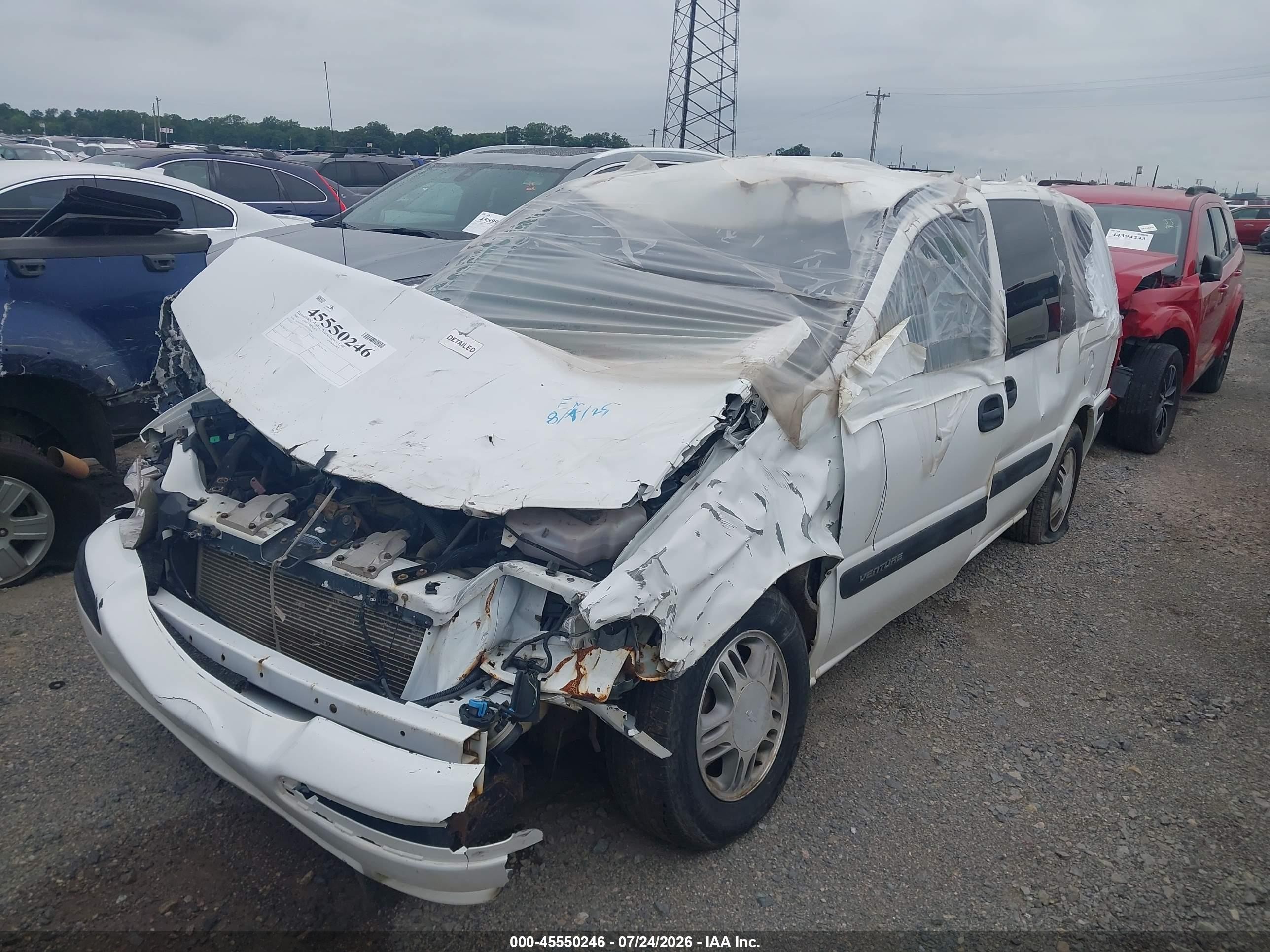2003 Chevrolet Venture Ls White vin: 1GNDX03E23D263258