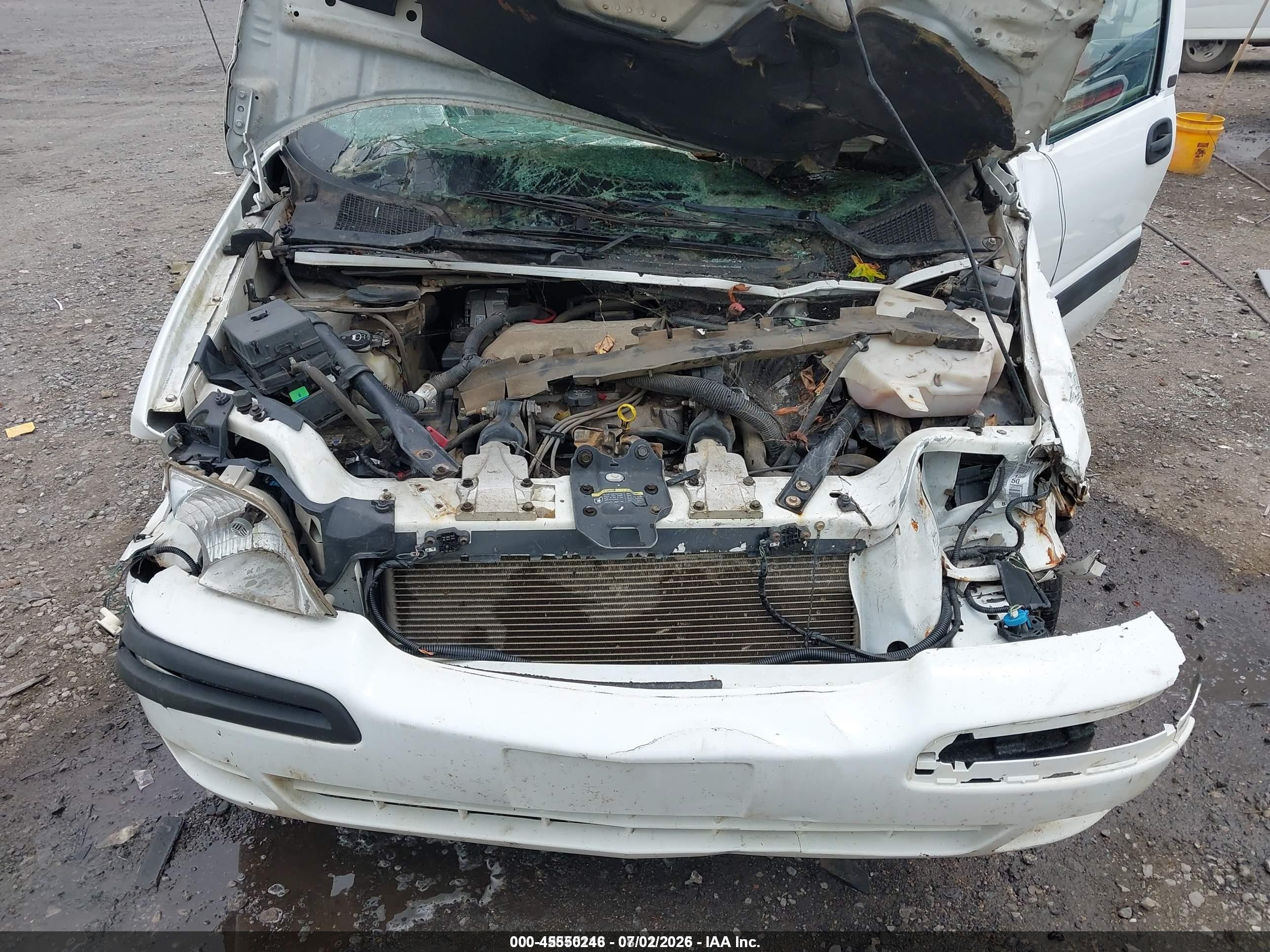 2003 Chevrolet Venture Ls White vin: 1GNDX03E23D263258