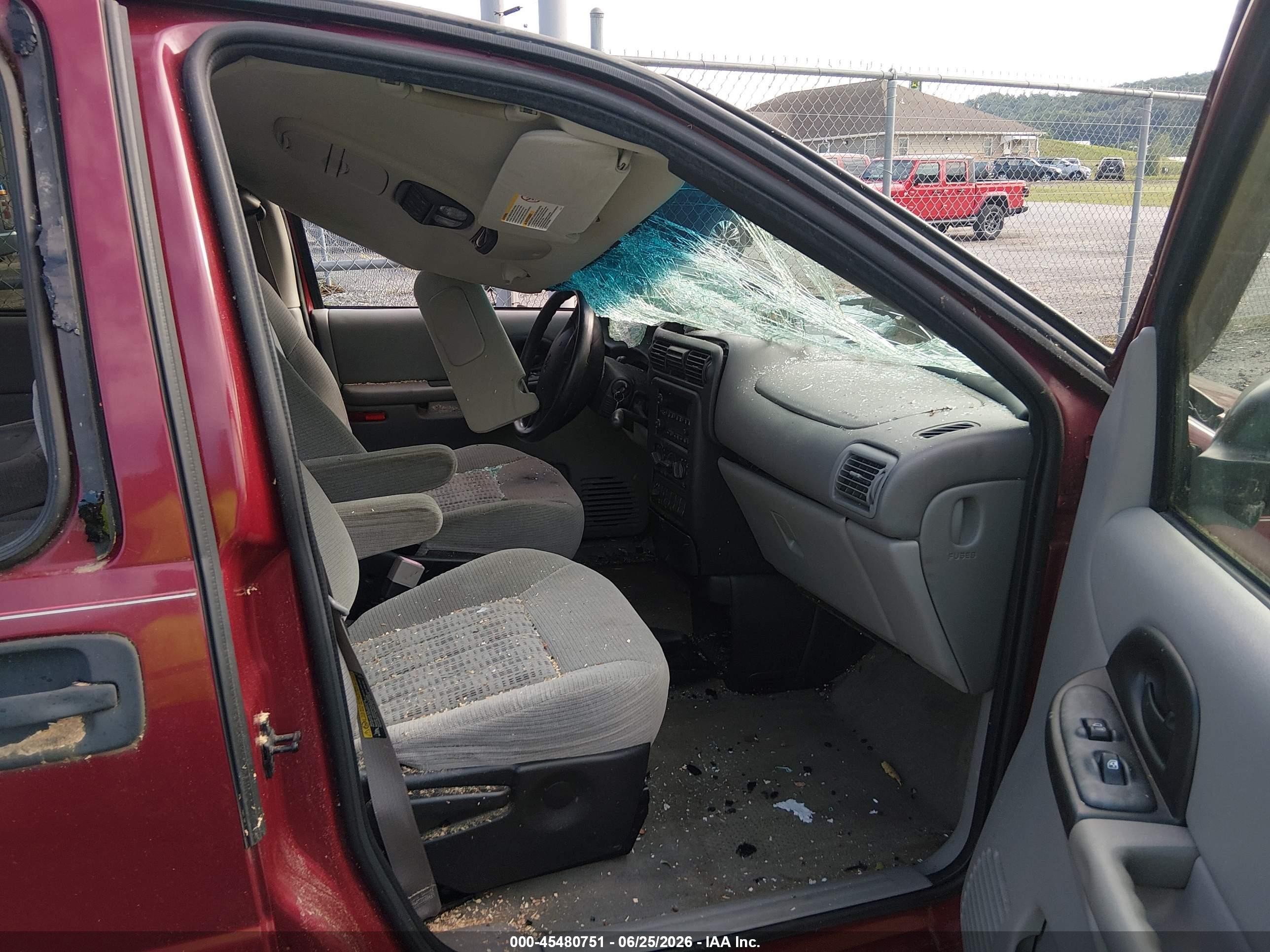 2004 Chevrolet Venture Ls Maroon vin: 1GNDX03E24D226535