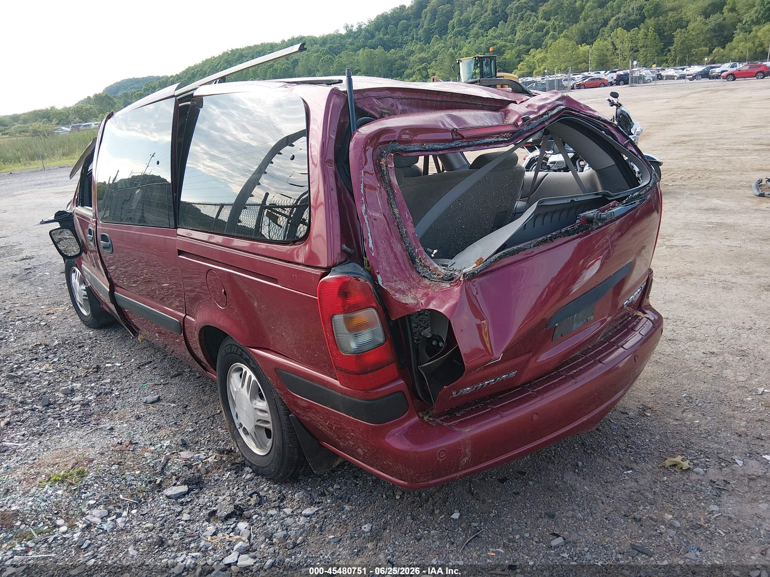 2004 Chevrolet Venture Ls Maroon vin: 1GNDX03E24D226535