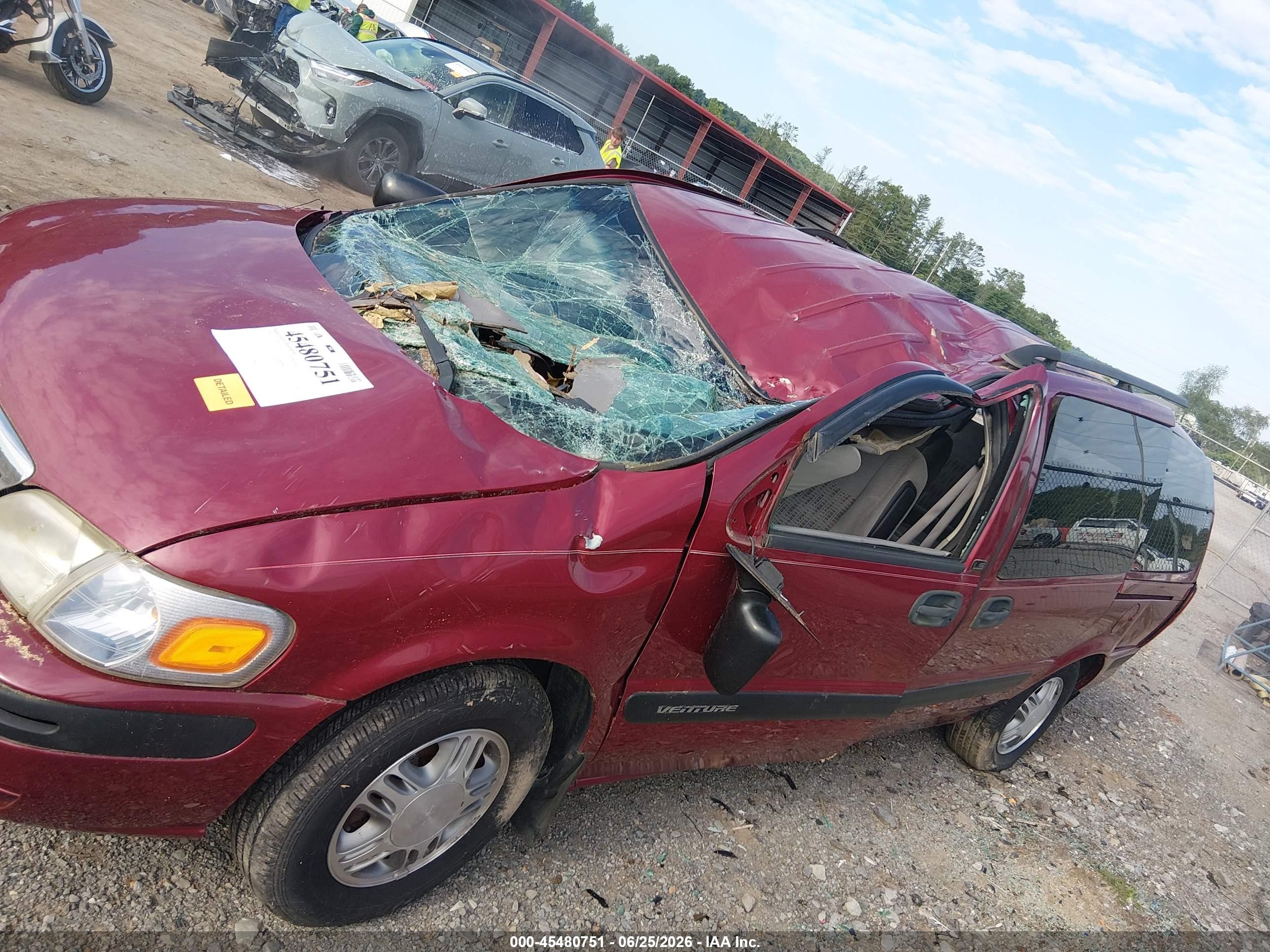 2004 Chevrolet Venture Ls Maroon vin: 1GNDX03E24D226535