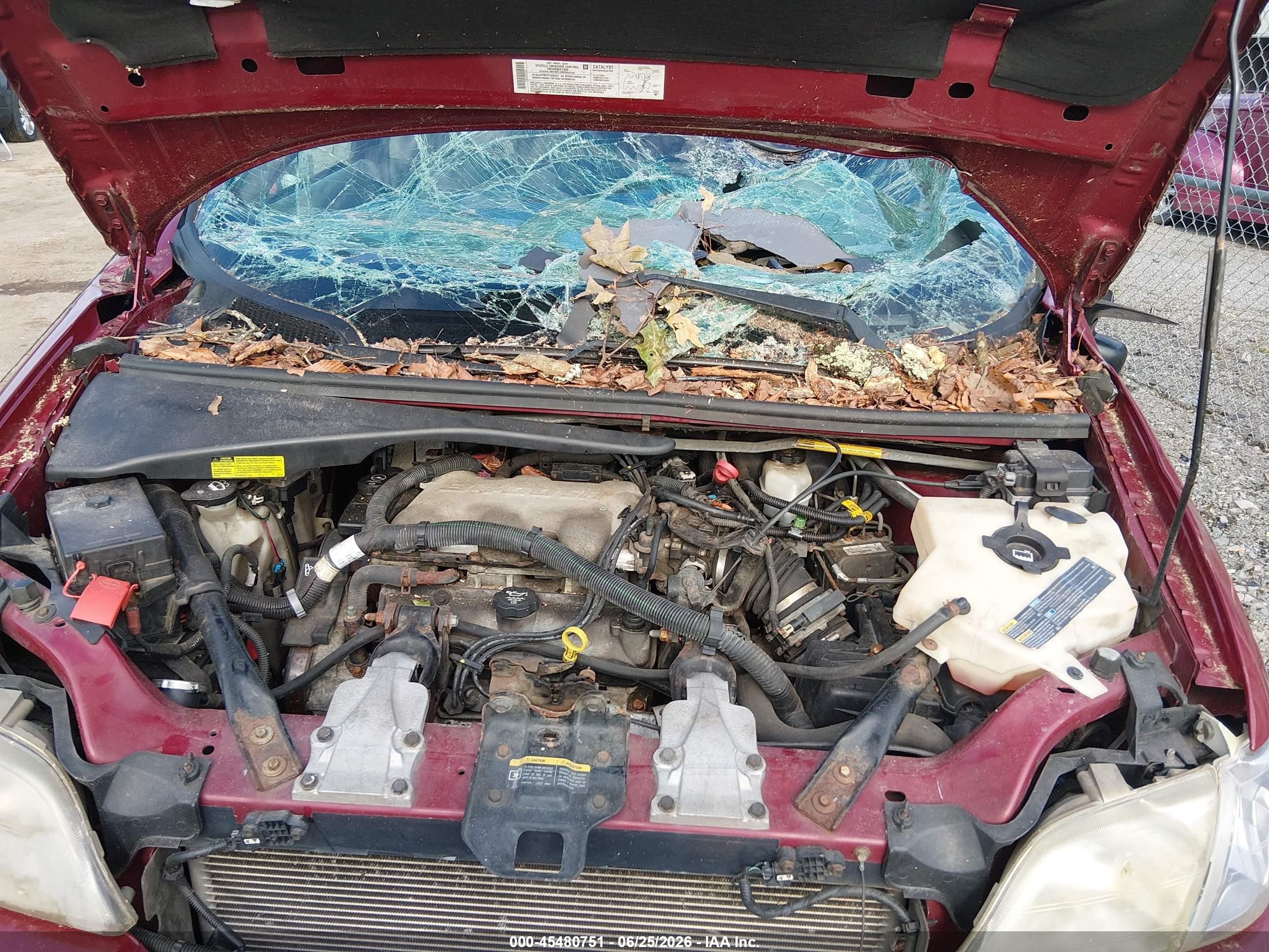 2004 Chevrolet Venture Ls Maroon vin: 1GNDX03E24D226535