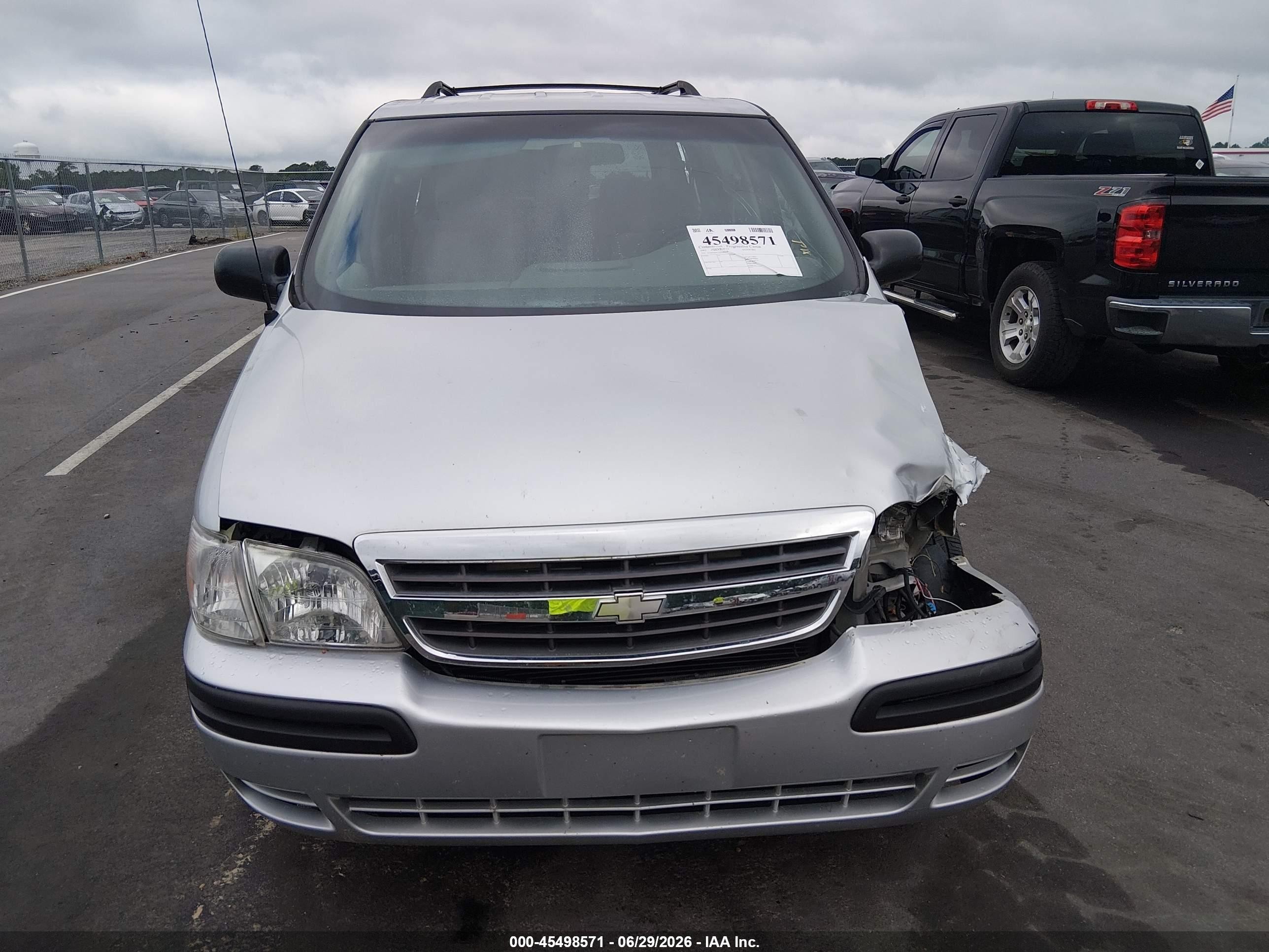 2002 Chevrolet Venture Plus 1sb Pkg Silver vin: 1GNDX03E32D195258