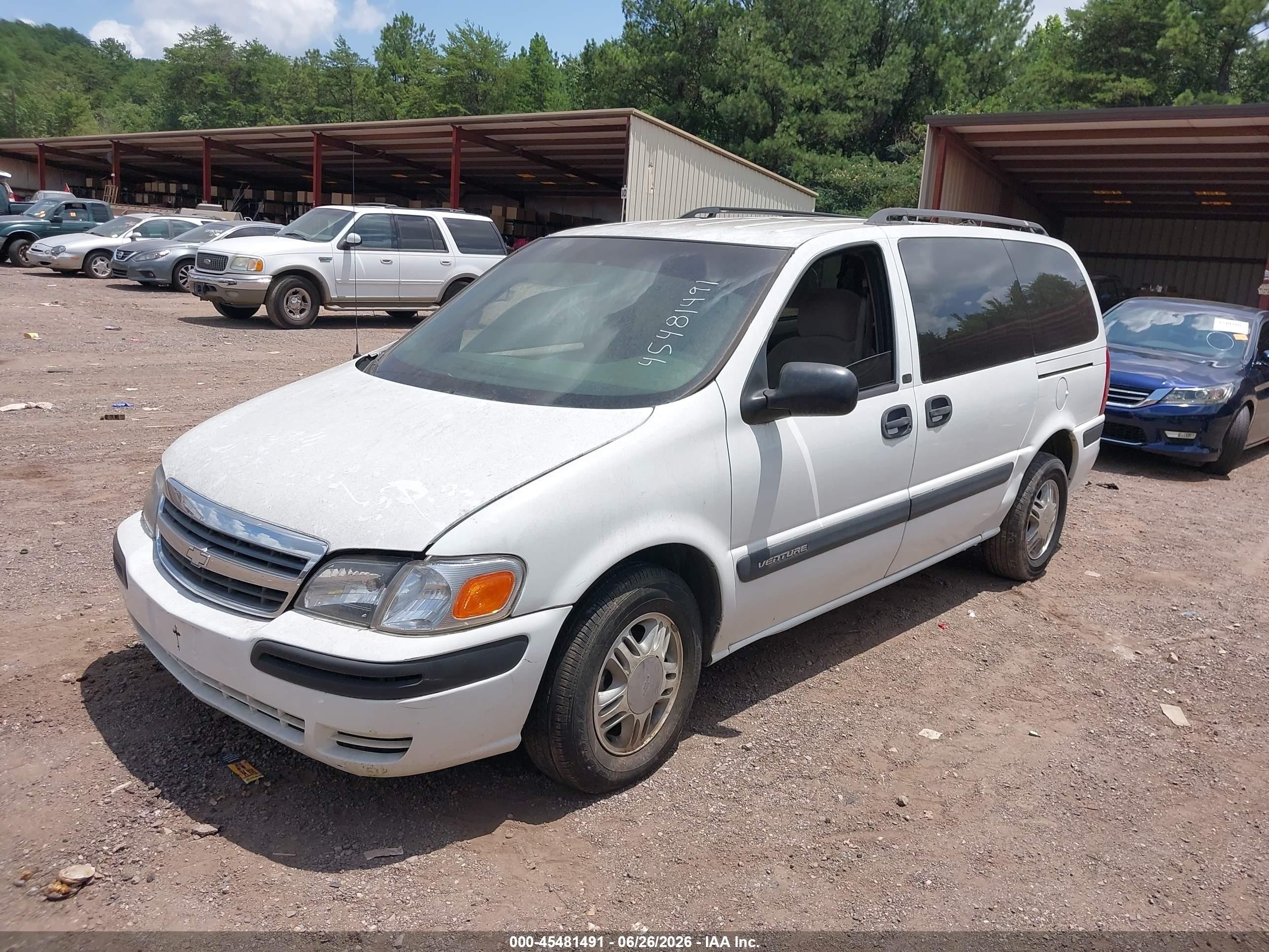 2004 Chevrolet Venture Ls White vin: 1GNDX03E34D157192