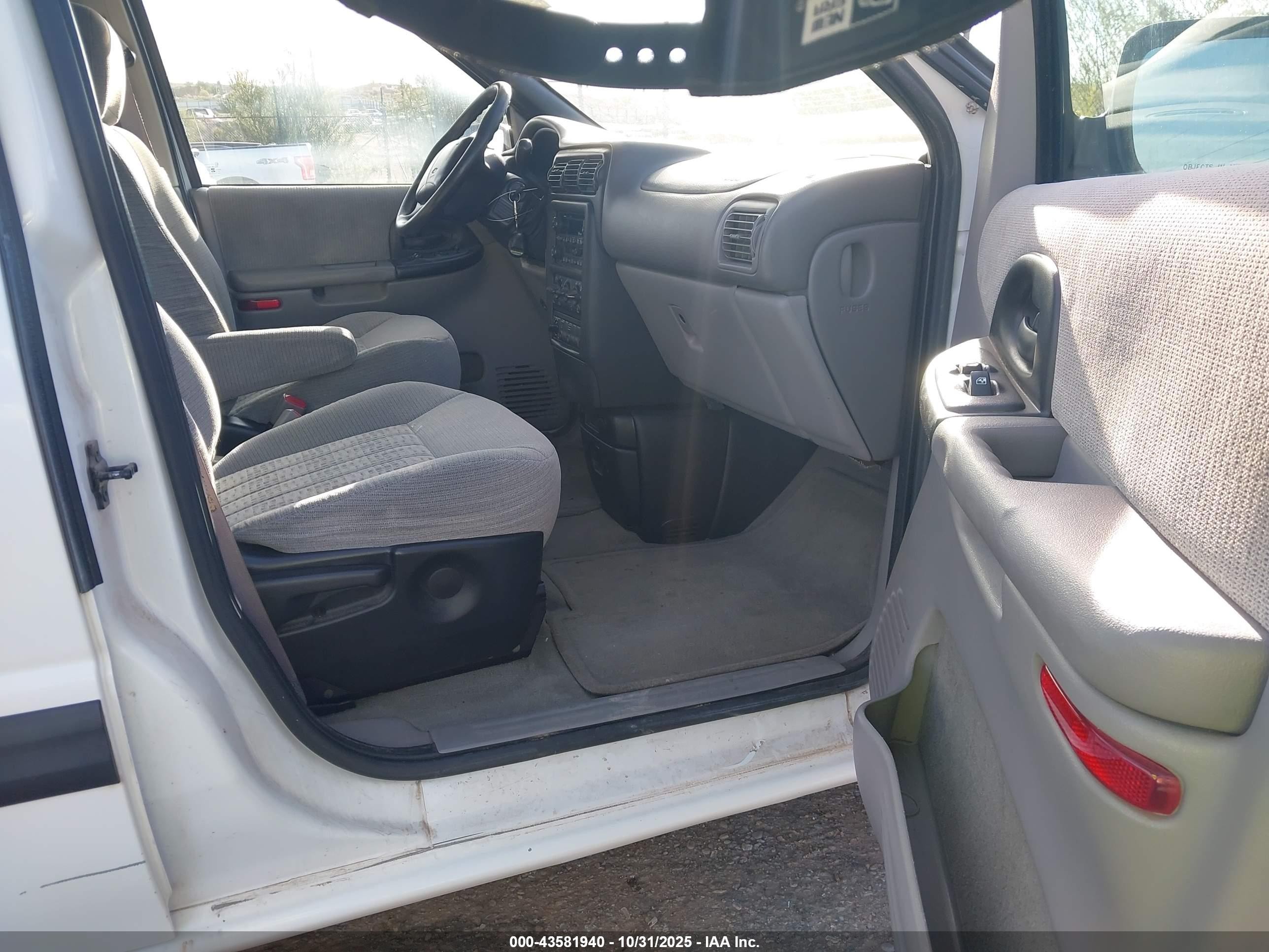 2001 Chevrolet Venture Ls White vin: 1GNDX03E41D242053