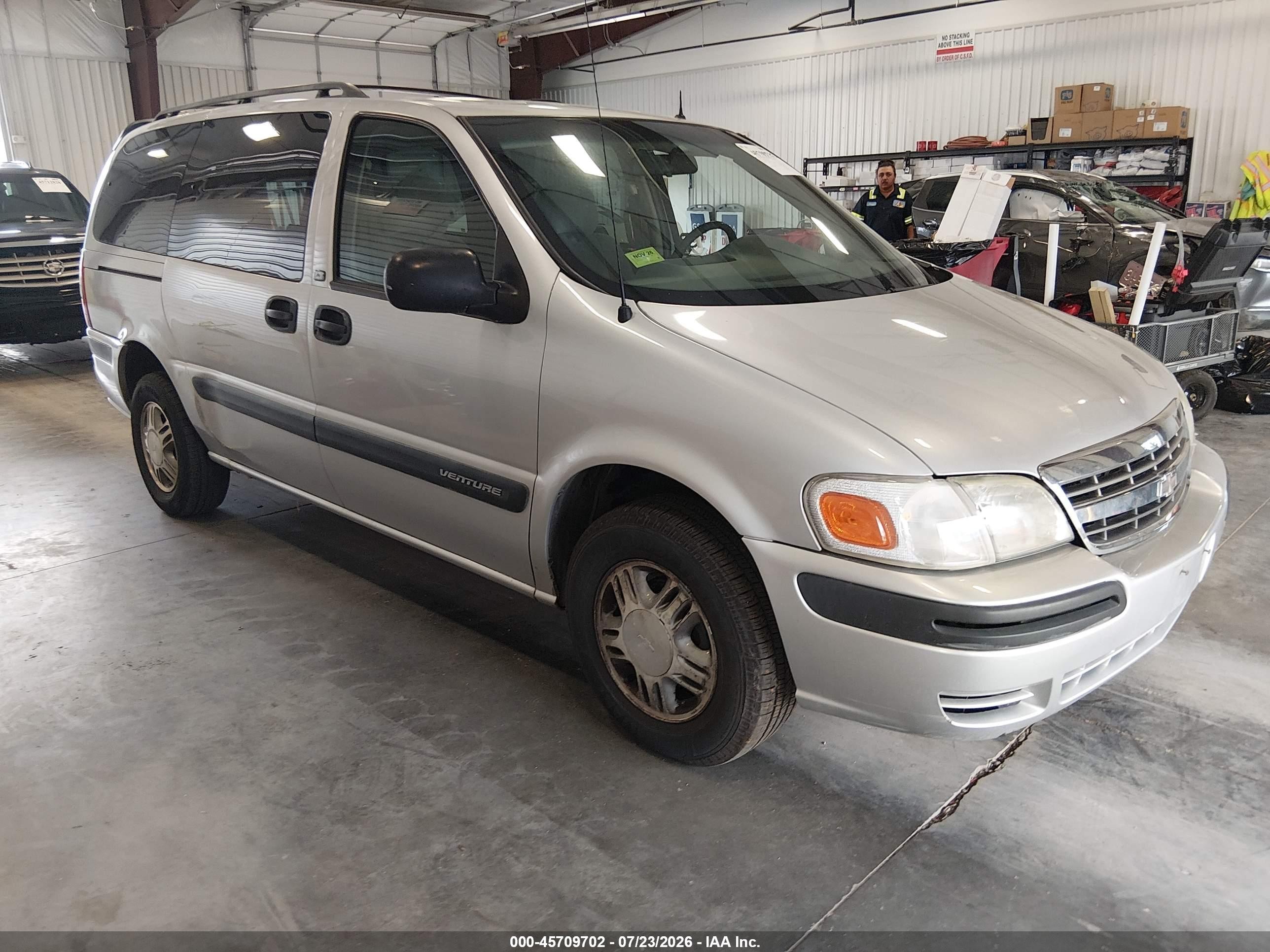 2002 Chevrolet Venture Lt 1sd Pkg Silver vin: 1GNDX03E42D213699
