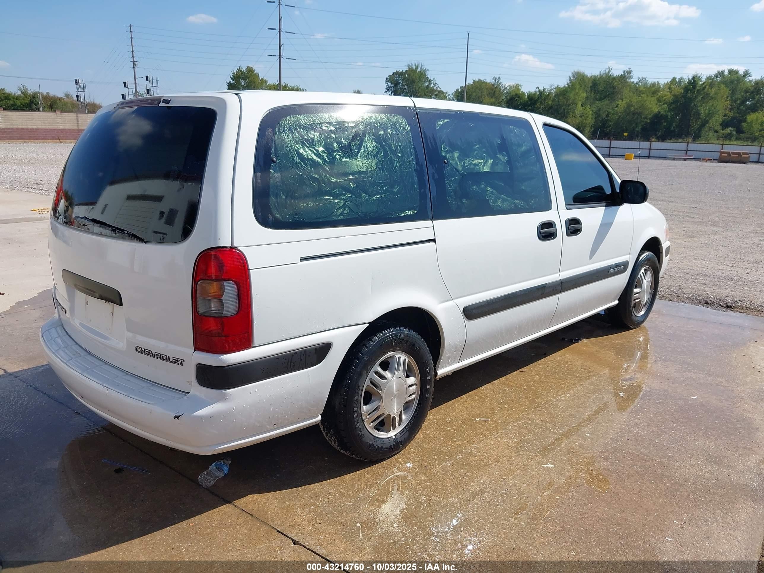 2004 Chevrolet Venture Plus White vin: 1GNDX03E44D197152