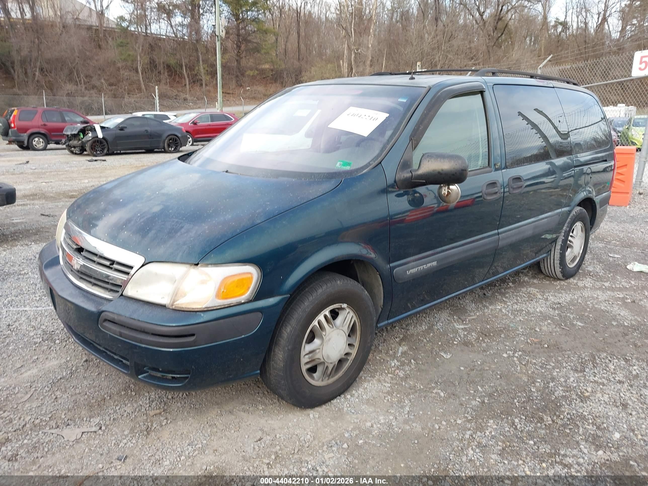 2001 Chevrolet Venture Ls Зеленый vin: 1GNDX03E51D286496
