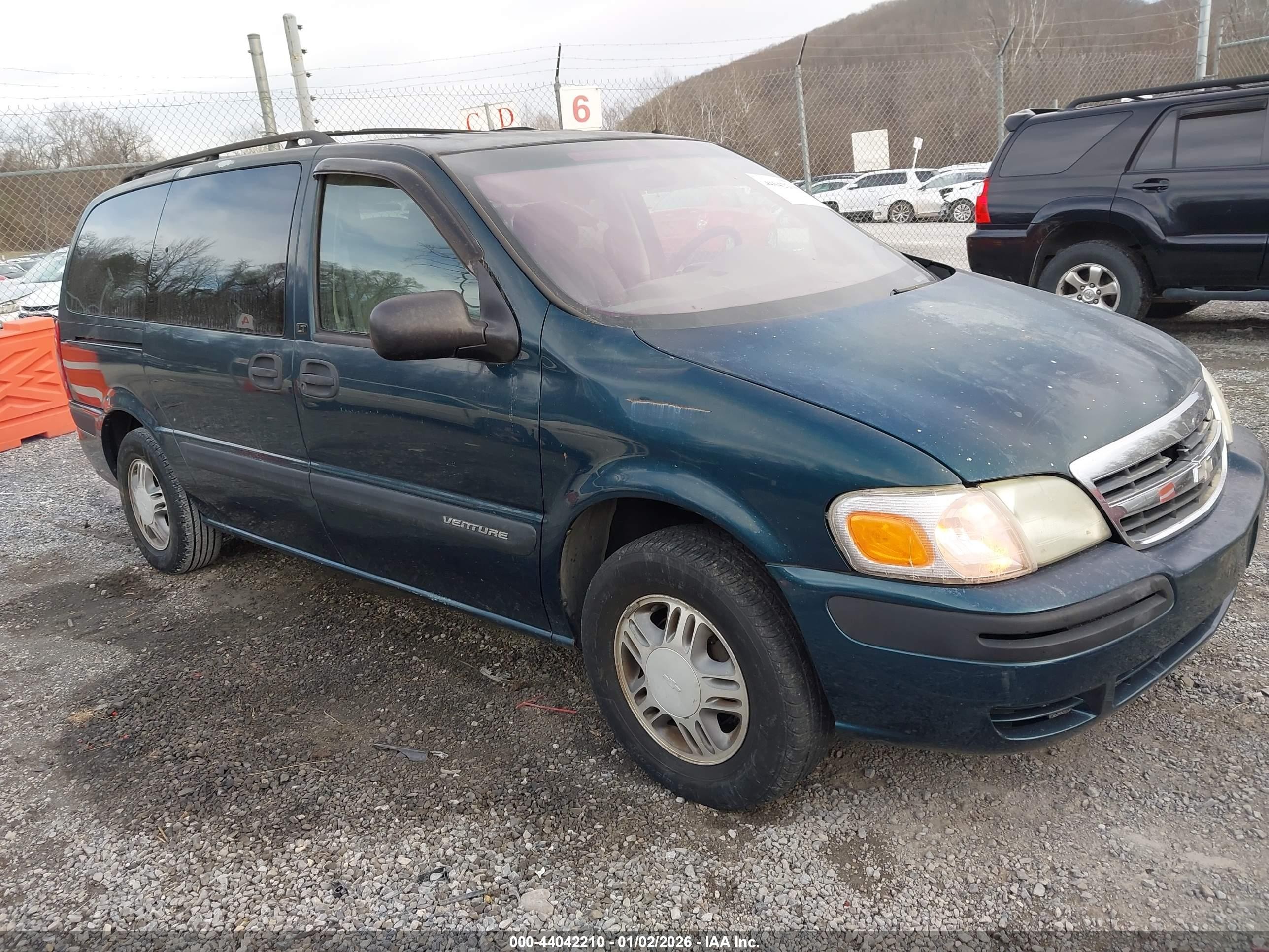 2001 Chevrolet Venture Ls Green vin: 1GNDX03E51D286496