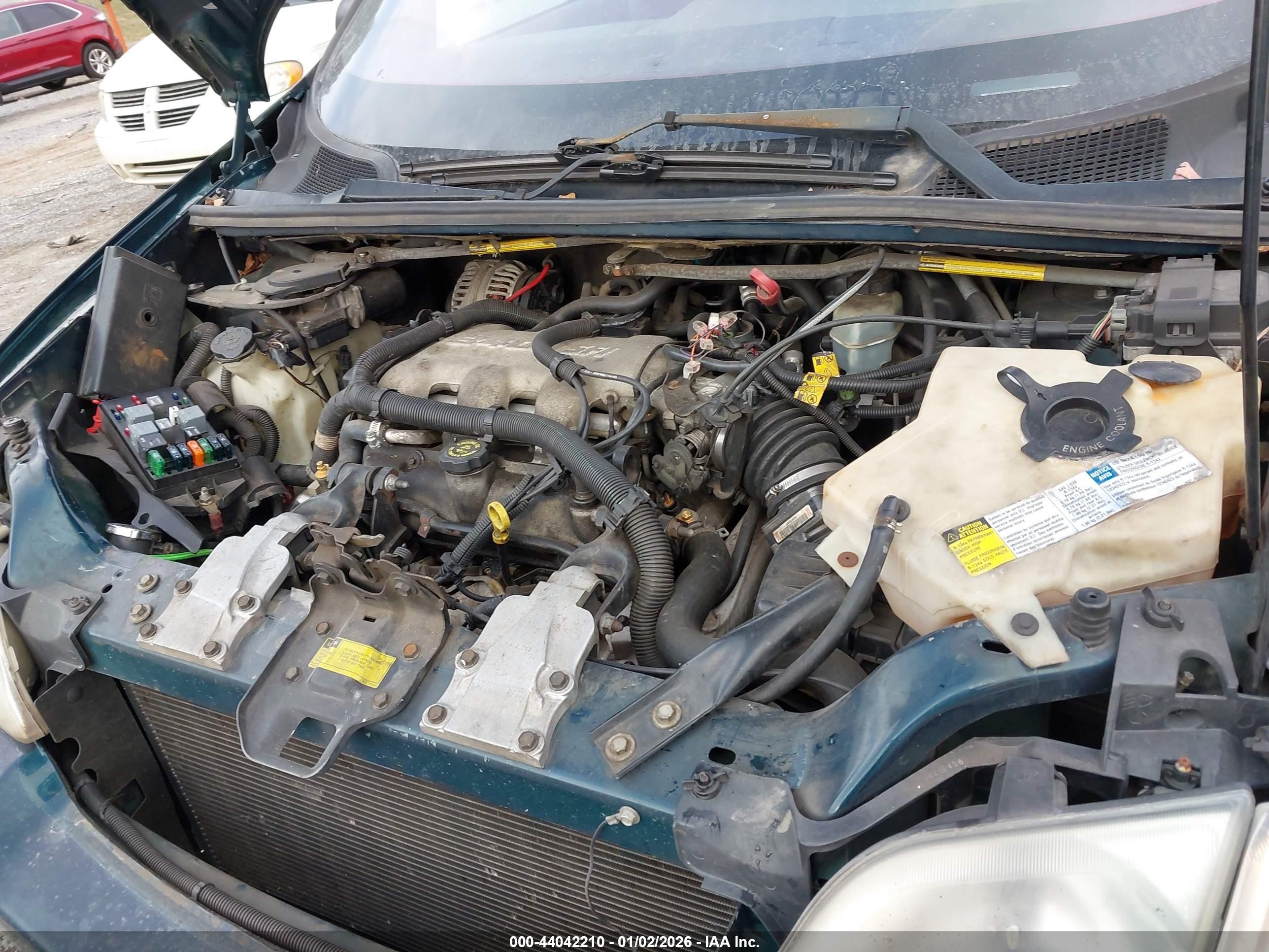2001 Chevrolet Venture Ls Зеленый vin: 1GNDX03E51D286496